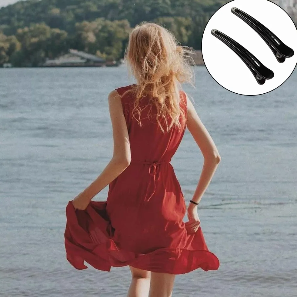 Aeuezxx Fermagli per Capelli Professionali, 6 Pezzi Fermagli per Capelli a Becco D'anatra, Capelli Styling Clip per Capelli, Forniture per Parrucchieri