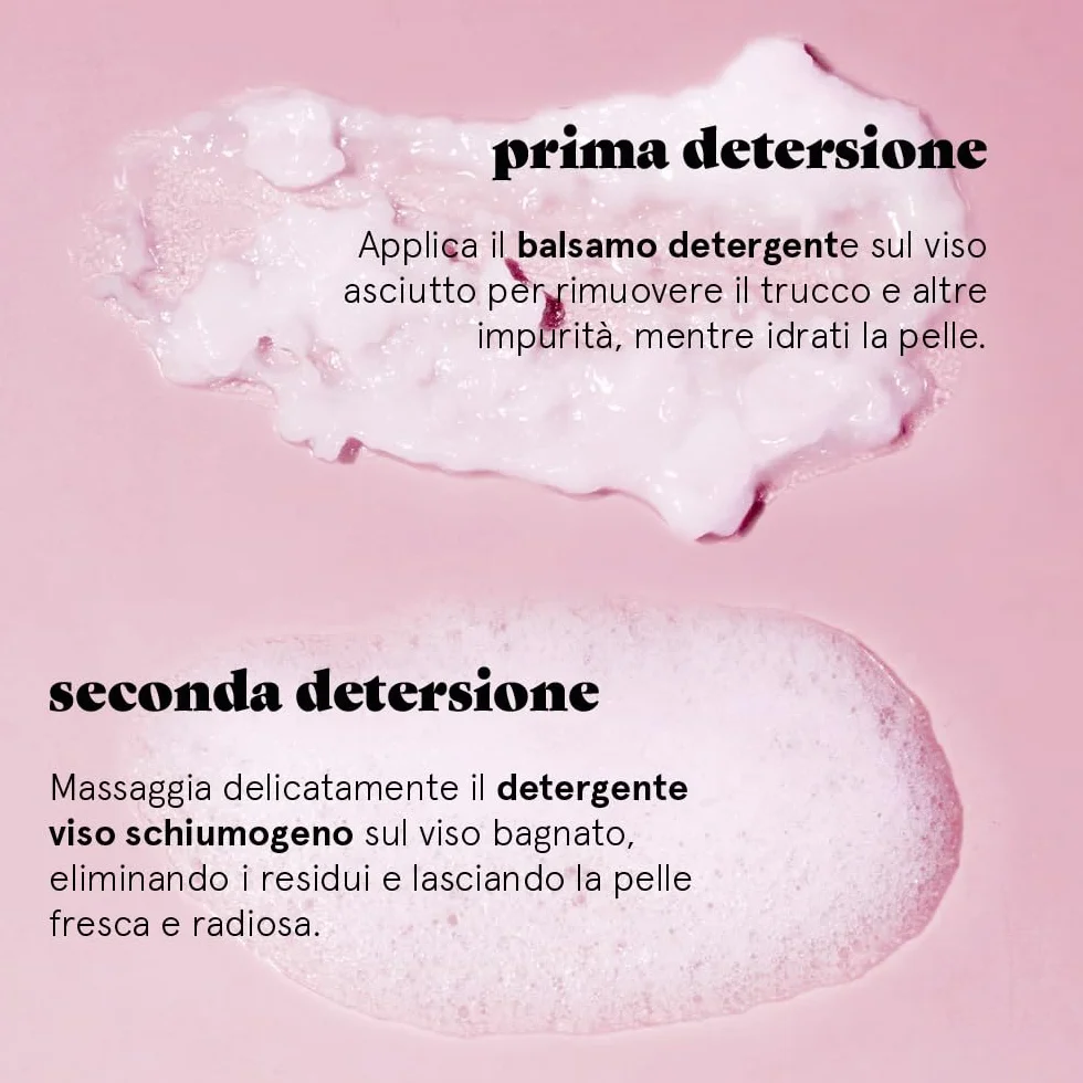 Mousse Detergente Viso Pelle Mista e Sensibile (60 ml) – Vincitore Skin Award, Formula Vegan, Priva di Fragranze – Detergente Schiumogeno Viso con Acido Ialuronico – Schiuma Detergente Viso Delicato