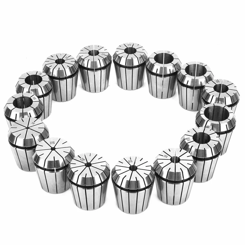 R8 ER40 Collet Chuck Set 15 Pezzi Alta Forza di Serraggio Precisione