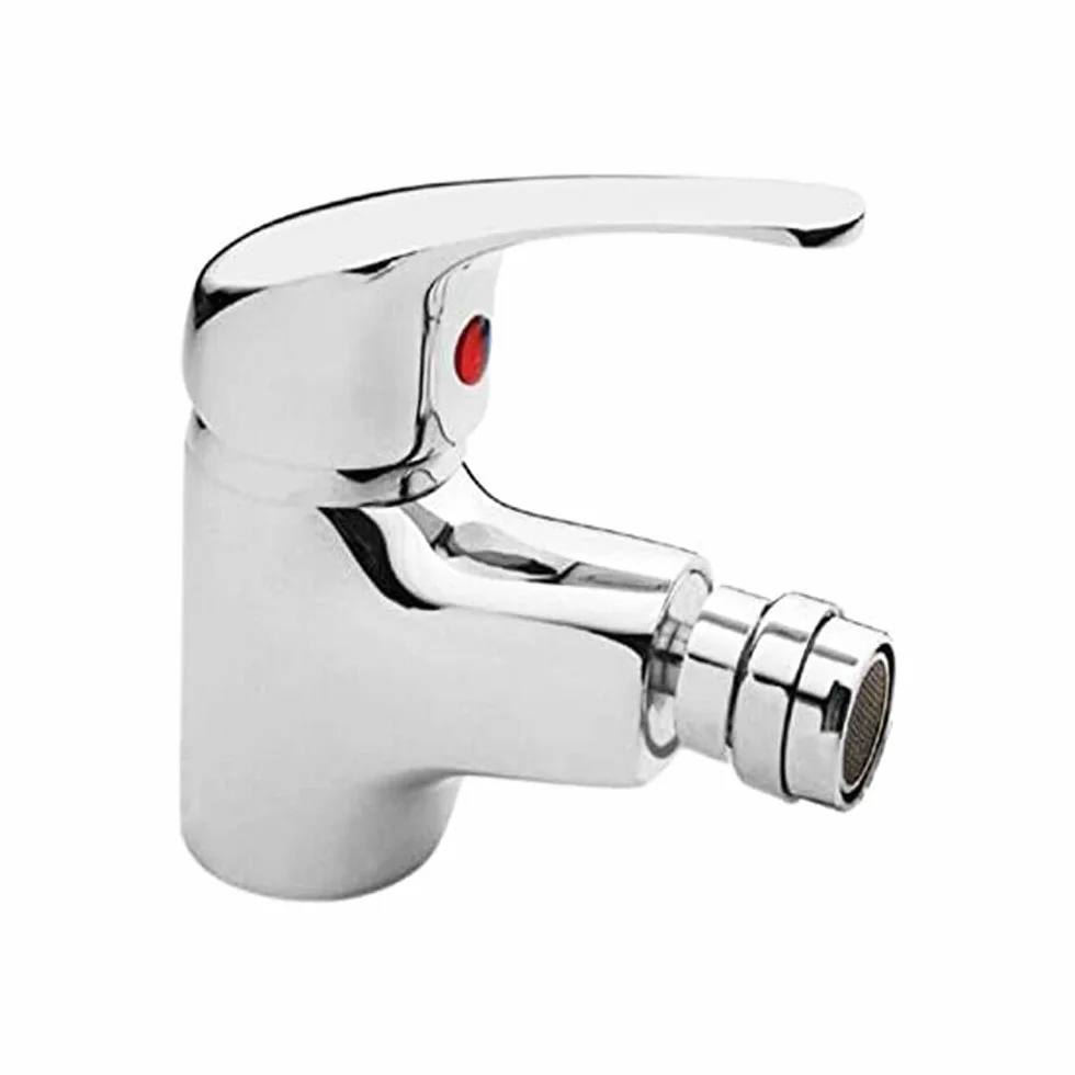 Kit Rubinetti per Bagno Bidet Coppia Miscelatori in Ottone Cromato