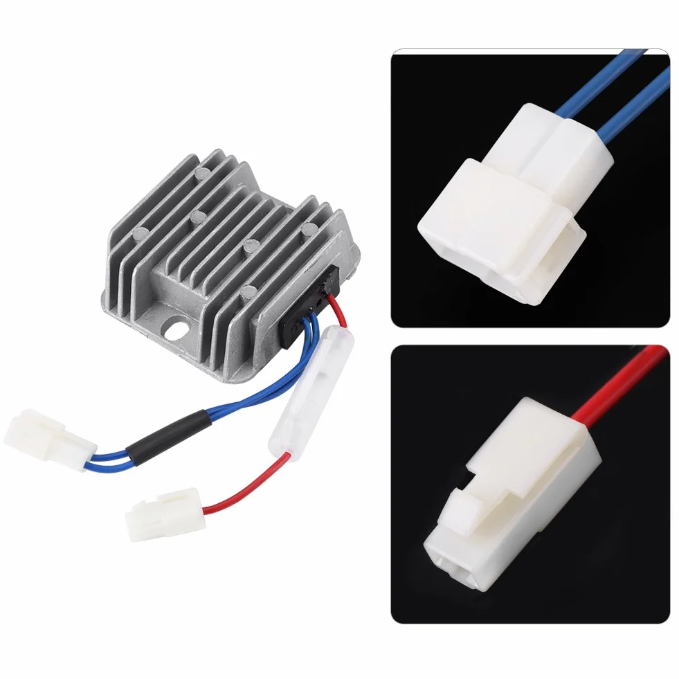 Regolatore di tensione 178F 186F DC12V 2 spine 3 fili alluminio AVR generatore per KDE3500 5000 6500 6700