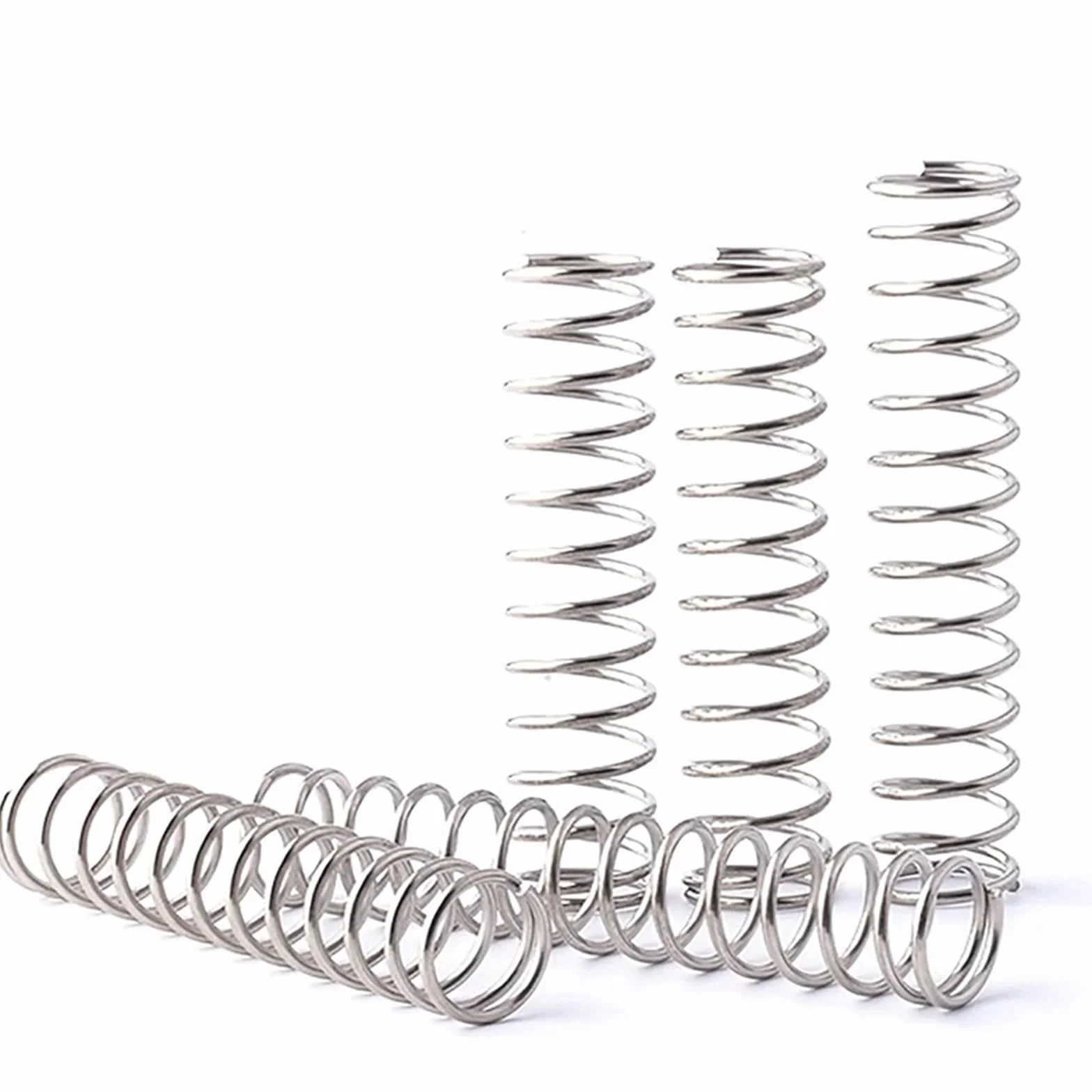 Molla Compressione Acciaio inossidabile 7mm OD 0.7mm Filo Diametro 25mm Lunghezza 10 Pezzi