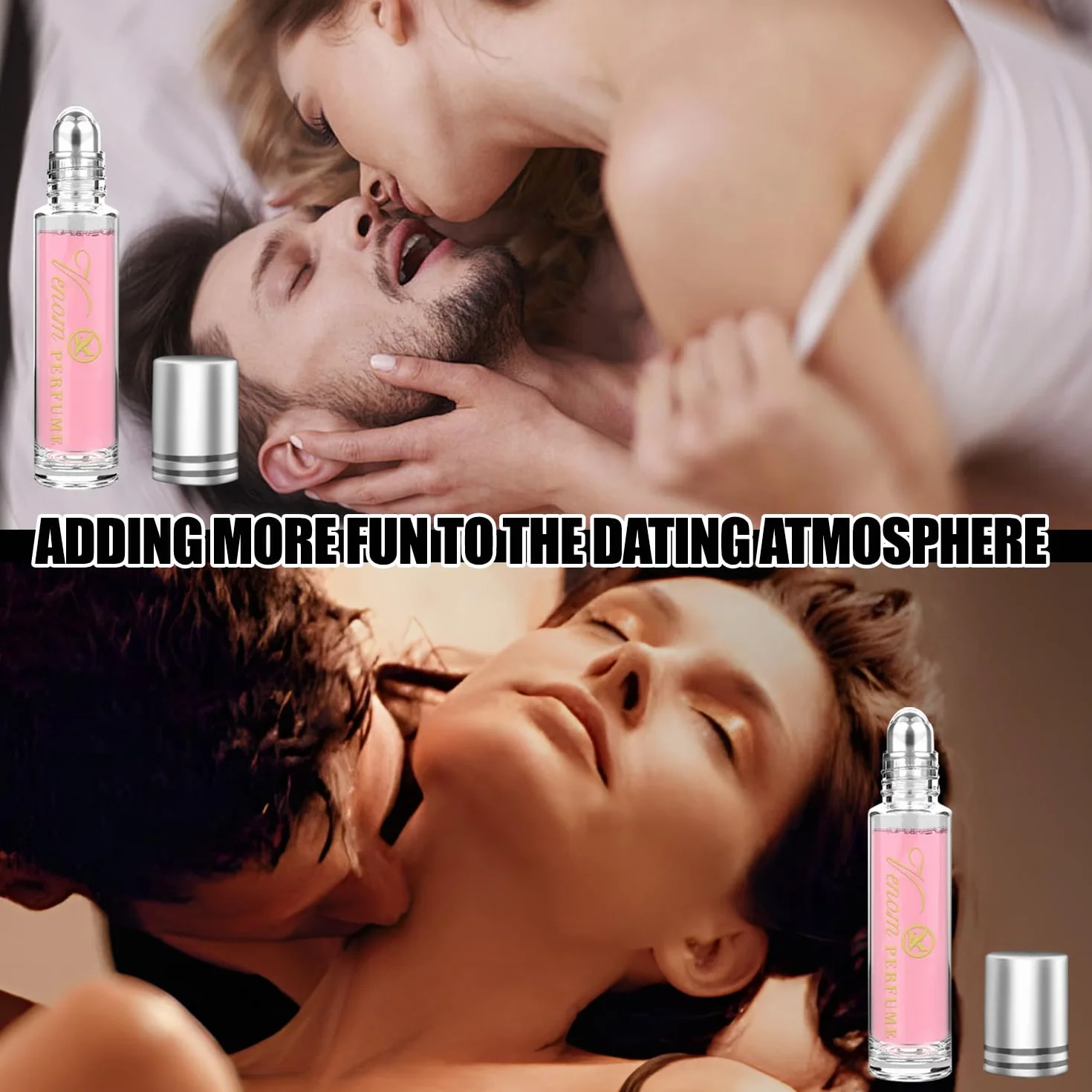 2 Pezzi Profumo Feromoni per Donna, Profumo Donna, Profumo ai Feromoni per Pheromone Perfume Venom, Fragranza Duratura, Bella e Sicura di sé