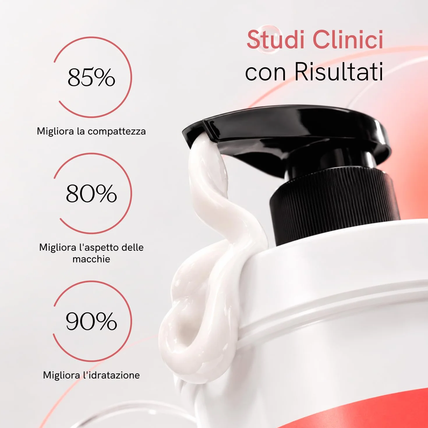 MASDERM - Crema Viso Radiofrequenza Idratante 500 ml, Gel Conduttore Professionale con Acido Ialuronico e Collagene, Crema Antirughe Rassodante Donna, Trattamento Antieta per Pelle Soda e Morbida