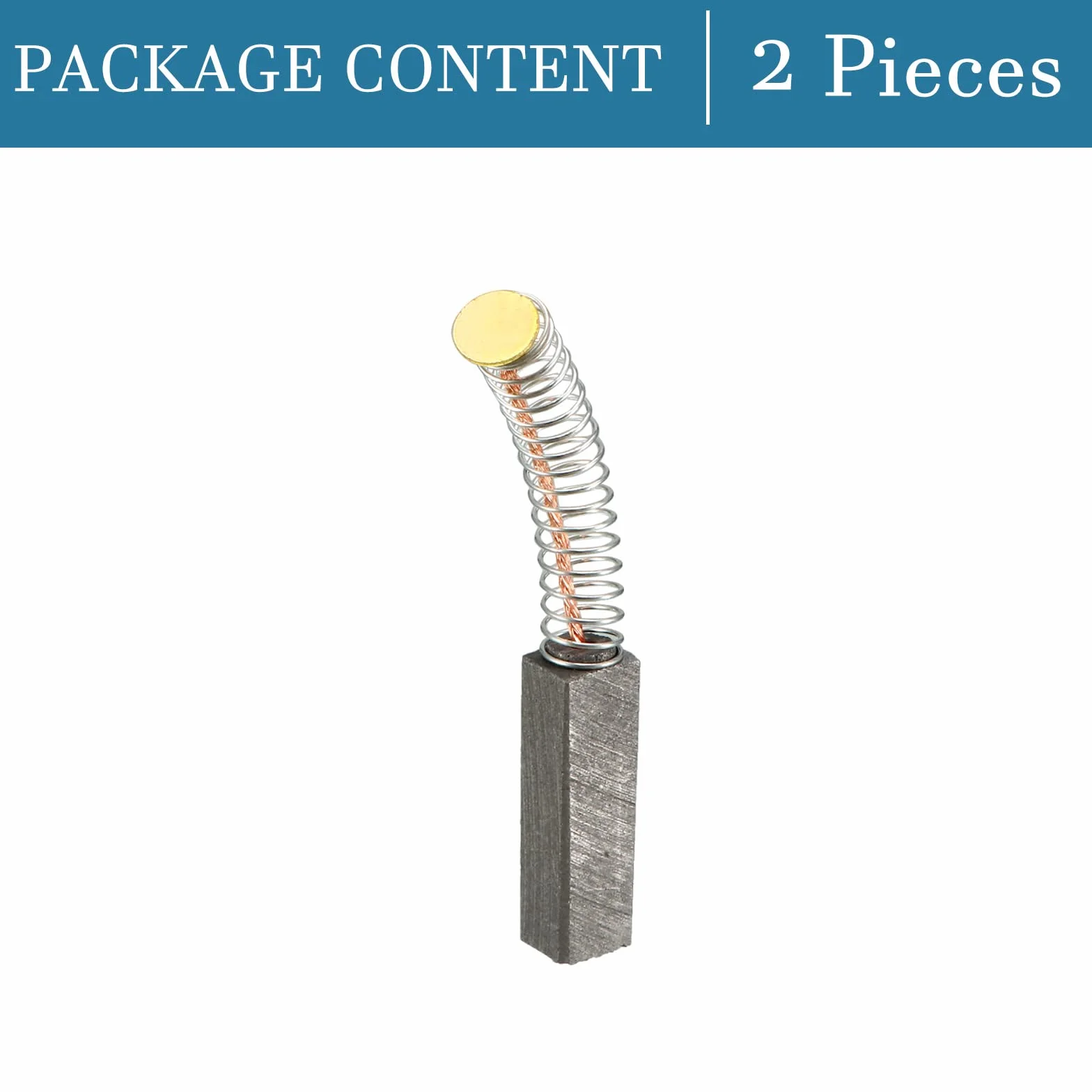 QUARKZMAN Spazzola di Carbone 20mm x 6mm x 5mm 2pz Ricambio per Utensili Elettrici