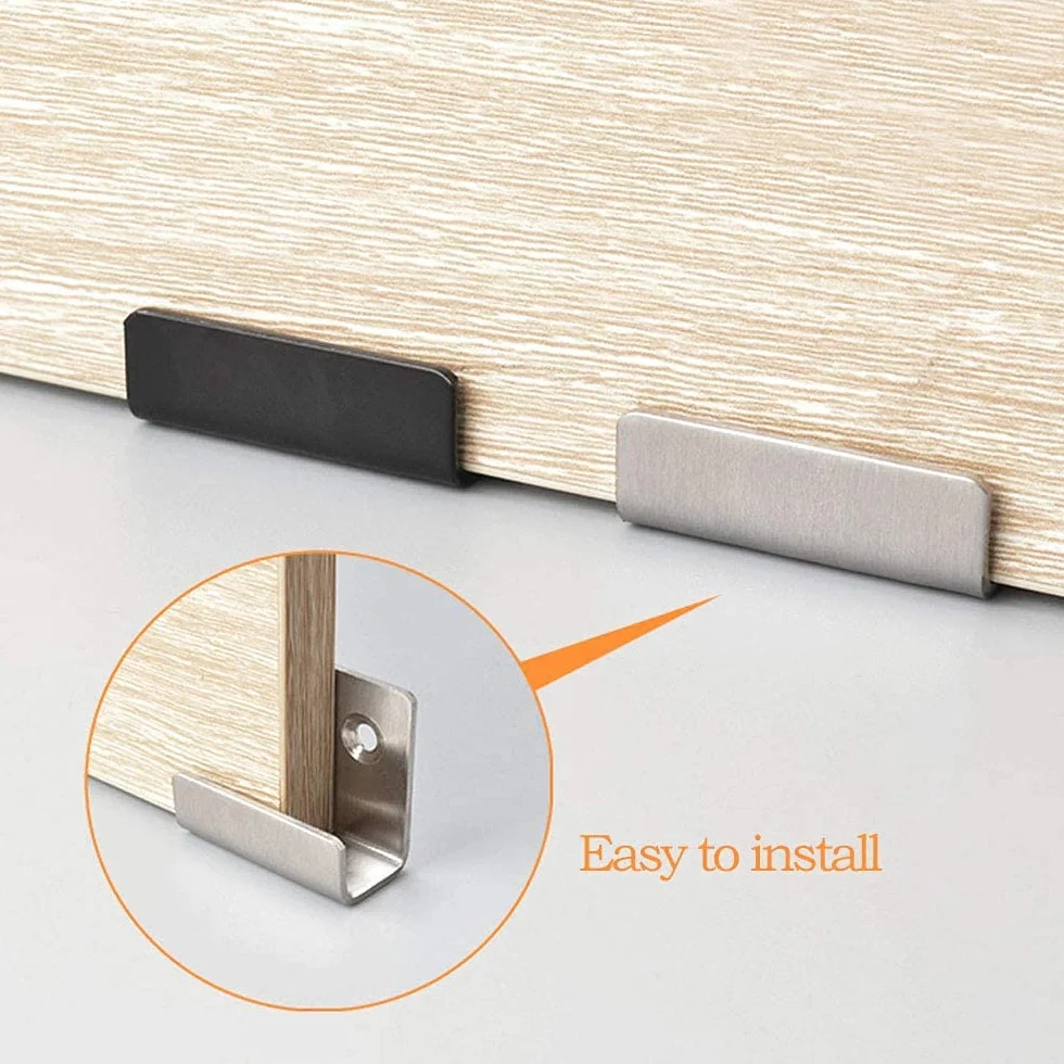 Ganci a U Inossidabile 50 kg 8 Pezzi per Bagno Cucina Vetro con Viti