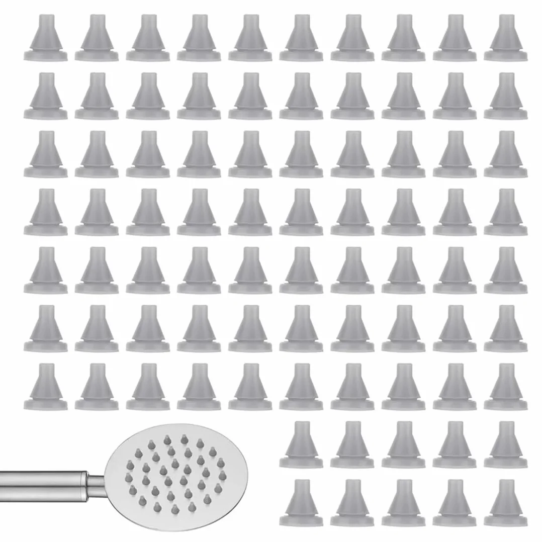 Ugelli doccia in silicone 100 pezzi, ricambio universale per soffioni doccia