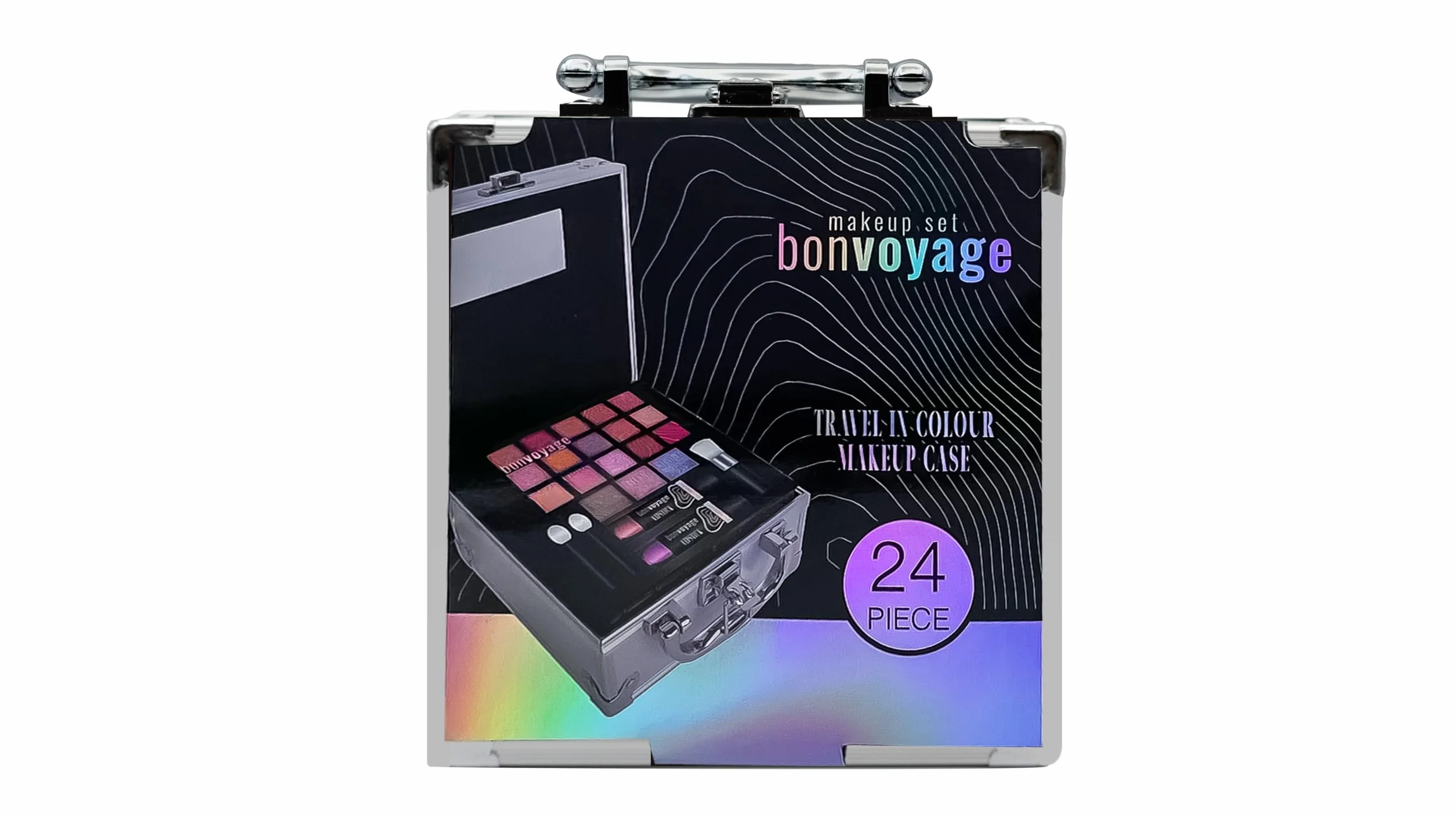 bonvoyage, Set Trucchi Donna per Occhi, Labbra e Viso, con Ombretti, Rossetti, Illuminante, Bronzer e Altro, Accessori Inclusi, Travel in Colour