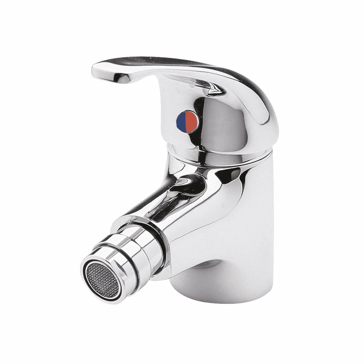 Rubinetto Monoleva Bidet in Ottone con Testa Mobile e Flessibili