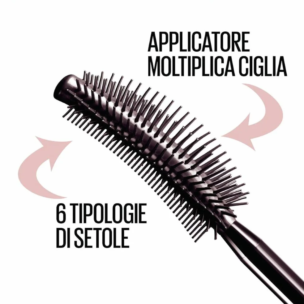Maybelline New York Mascara Ciglia Sensazionali, Volumizzante, Effetto Ventaglio sulle Ciglia, Intense Black, 9,5 ml