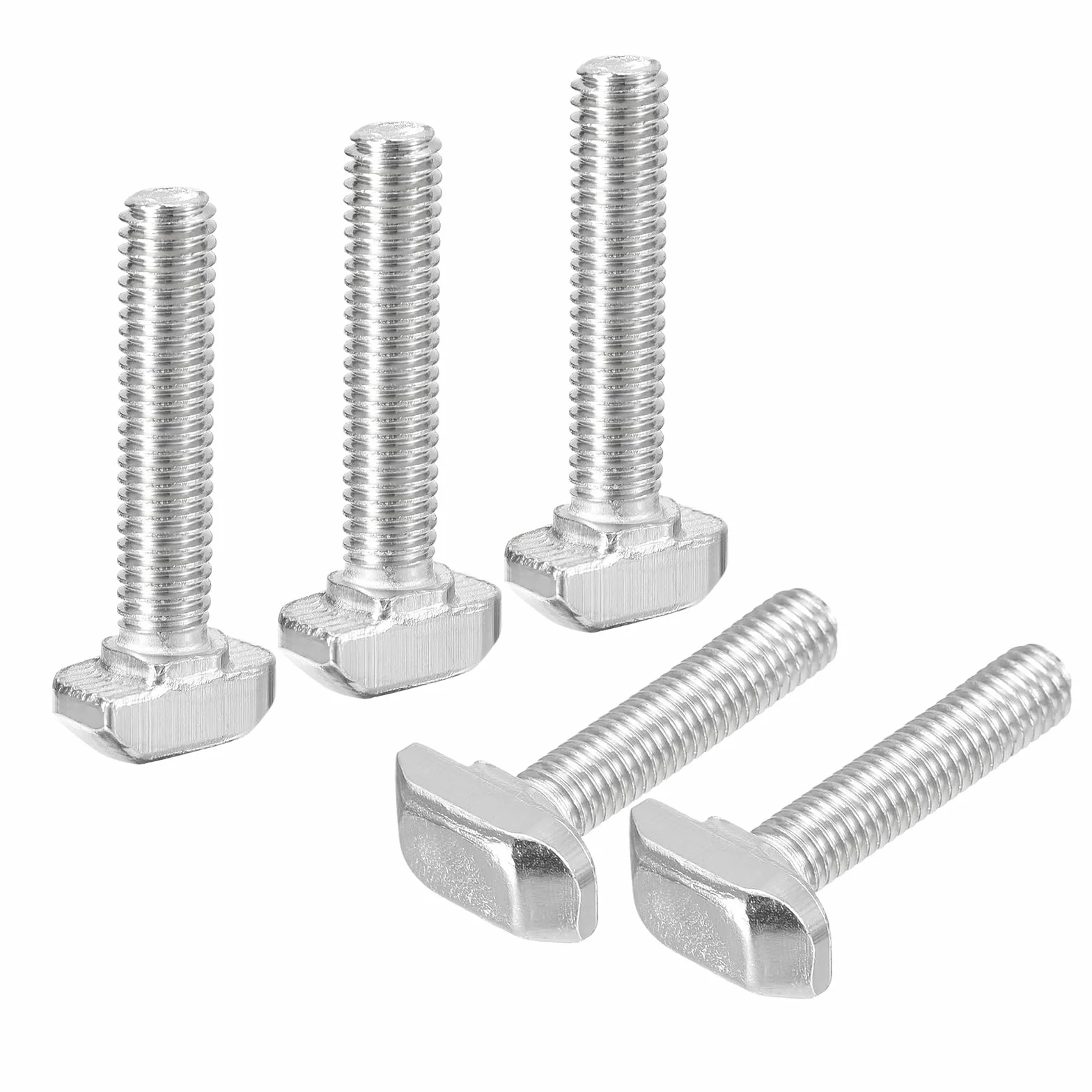 Bulloni a T-Slot M6 x 30mm Vite a T Testa a Martello per Profilo Estruso Alluminio 3030 Serie Acciaio Inossidabile 304