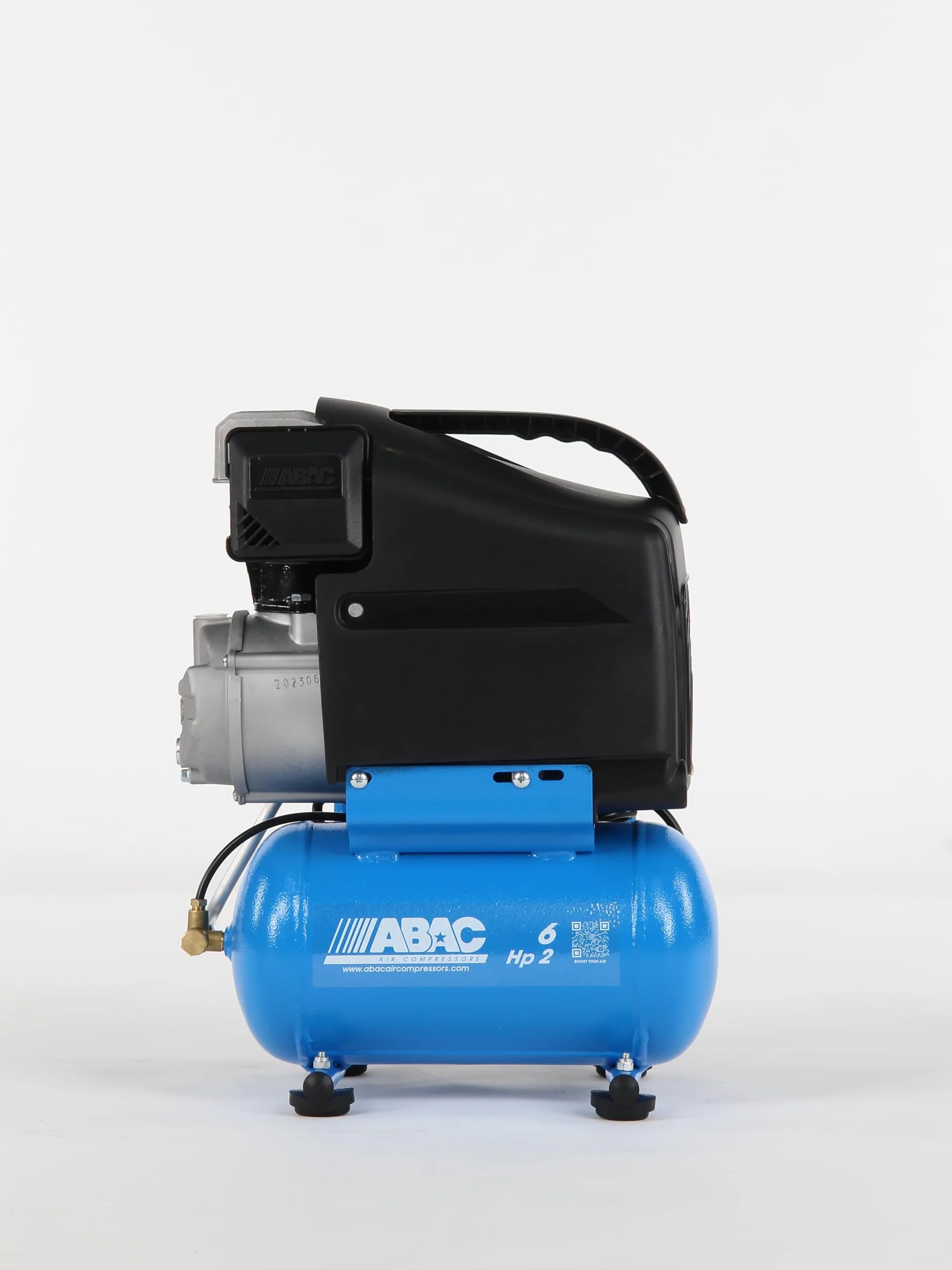 ABAC Compressore d'Aria START L20, 6 Litri, 8 Bar, Potenza 2 CV, Mobile