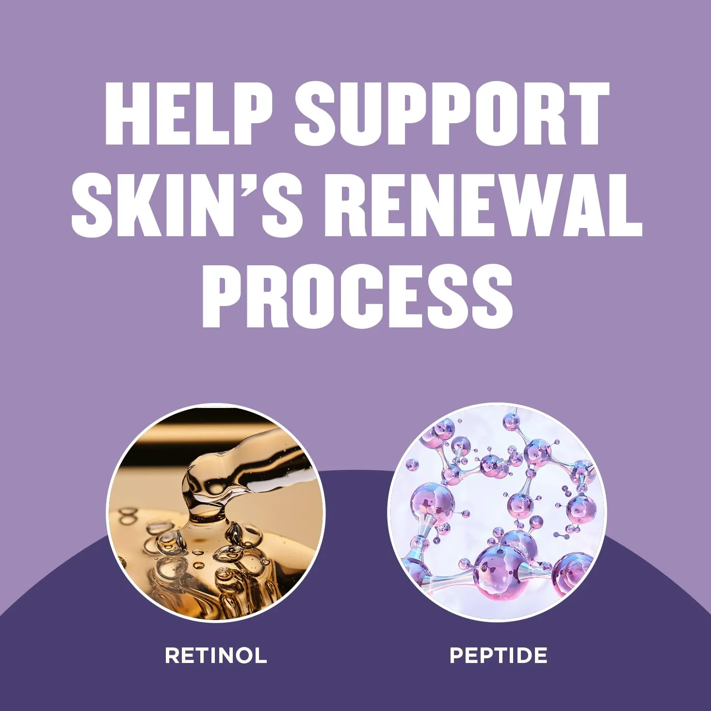 Gold Bond Age Renew Retinol Overnight Body & Face Lotion, con retinolo e complesso peptidico, 13 oz.