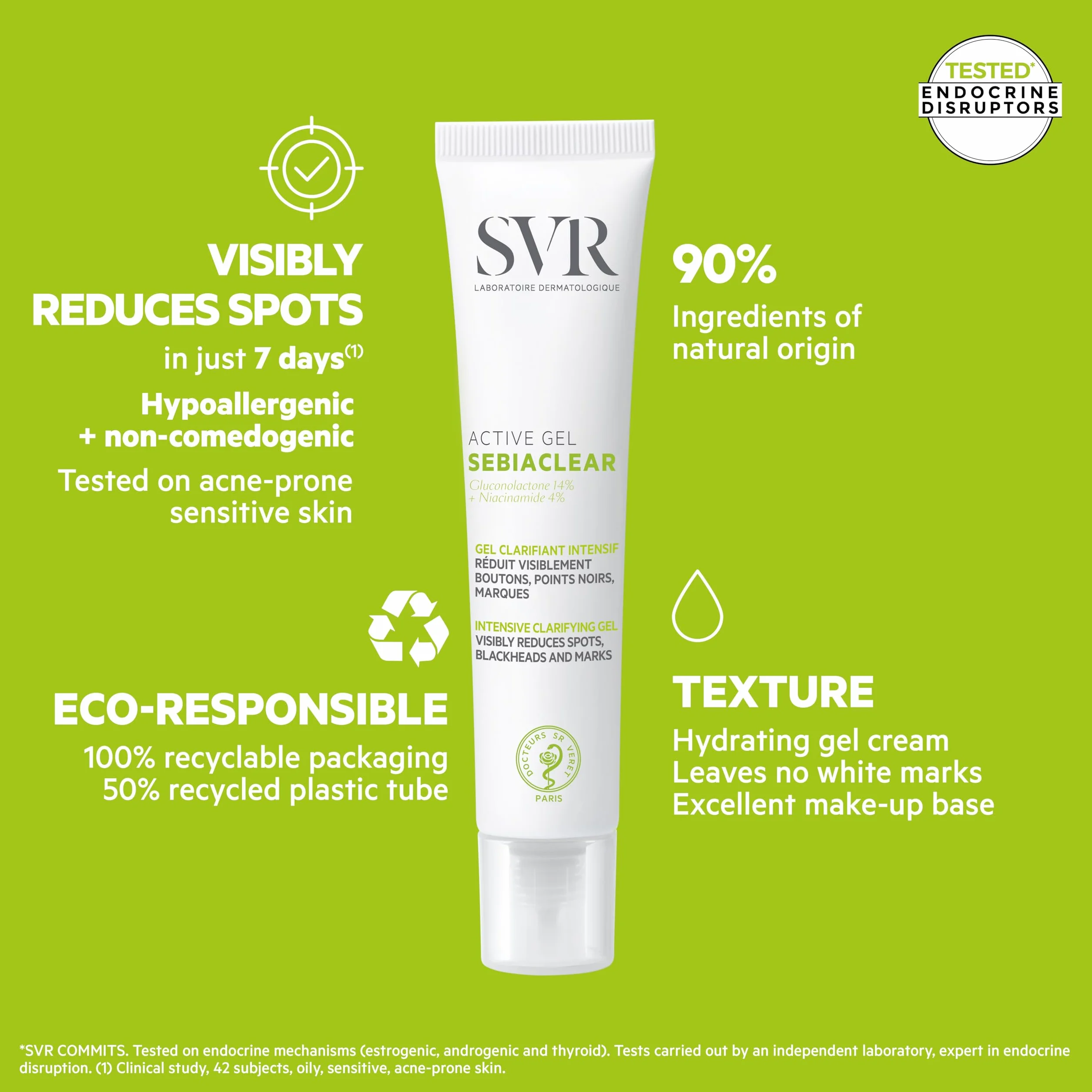 Sebiaclear Active Gel Laboratoire SVR 40ml