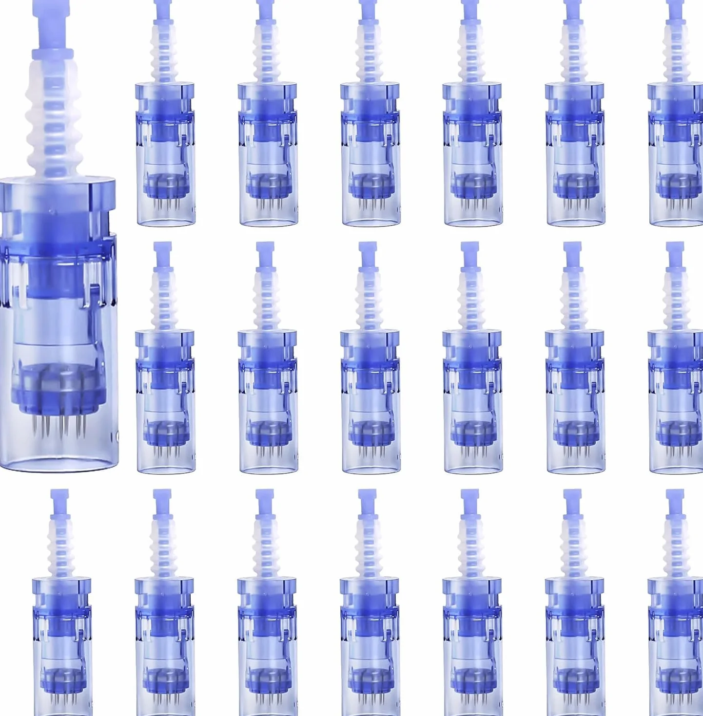 Cartucce micro aghi per Ultima A6 Dr.Pen, cartucce ad ago da 12 pin, punte per sistema di terapia con timbro elettrico Derma Pen Auto Microneedle (100 pezzi, aghi a 12 pin)