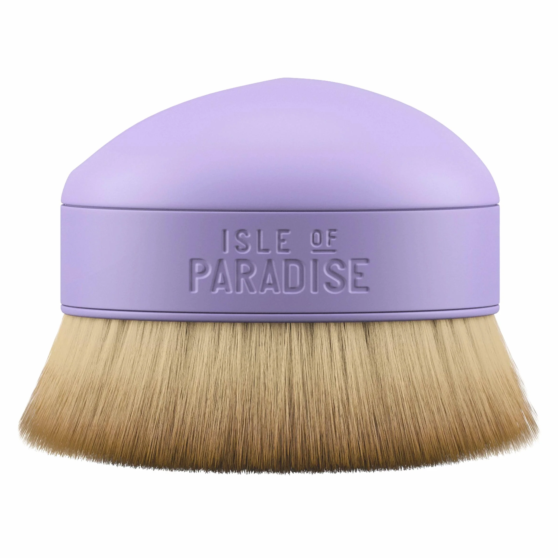 Isle of Paradise Pennello Kabuki per Autoabbronzatura - Pennello Applicatore Vegano con Fibre Sintetiche Super Morbide per Viso e Corpo - Perfetto per Autoabbronzanti e Formula Istantanee - Porpora