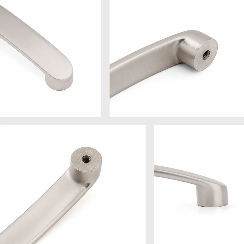 Maniglie per Mobili da Cucina 160mm Acciaio Inox Nichel Satinato 10 Pezzi