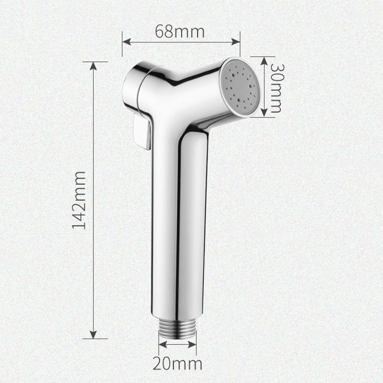 Spruzzatore per Bidet Portatile Doccetta Regolabile Igiene Personale Doccia Bagno WC
