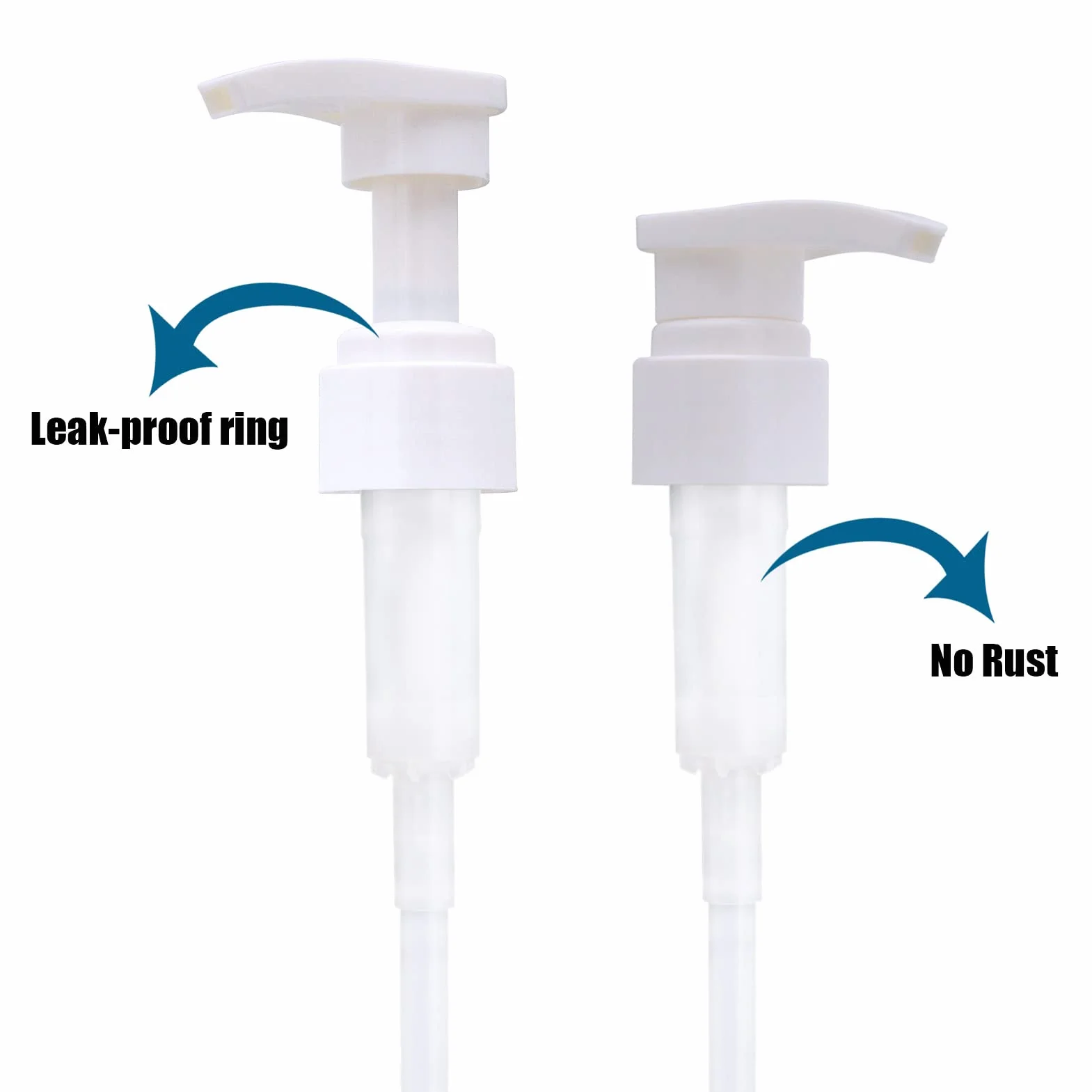 Cosywell Bottiglie in plastica ricaricabili con pompa, a bocca larga, stile vasetto, senza BPA, per lozioni, shampoo, balsamo, colore bianco, 3 x 1000 ml