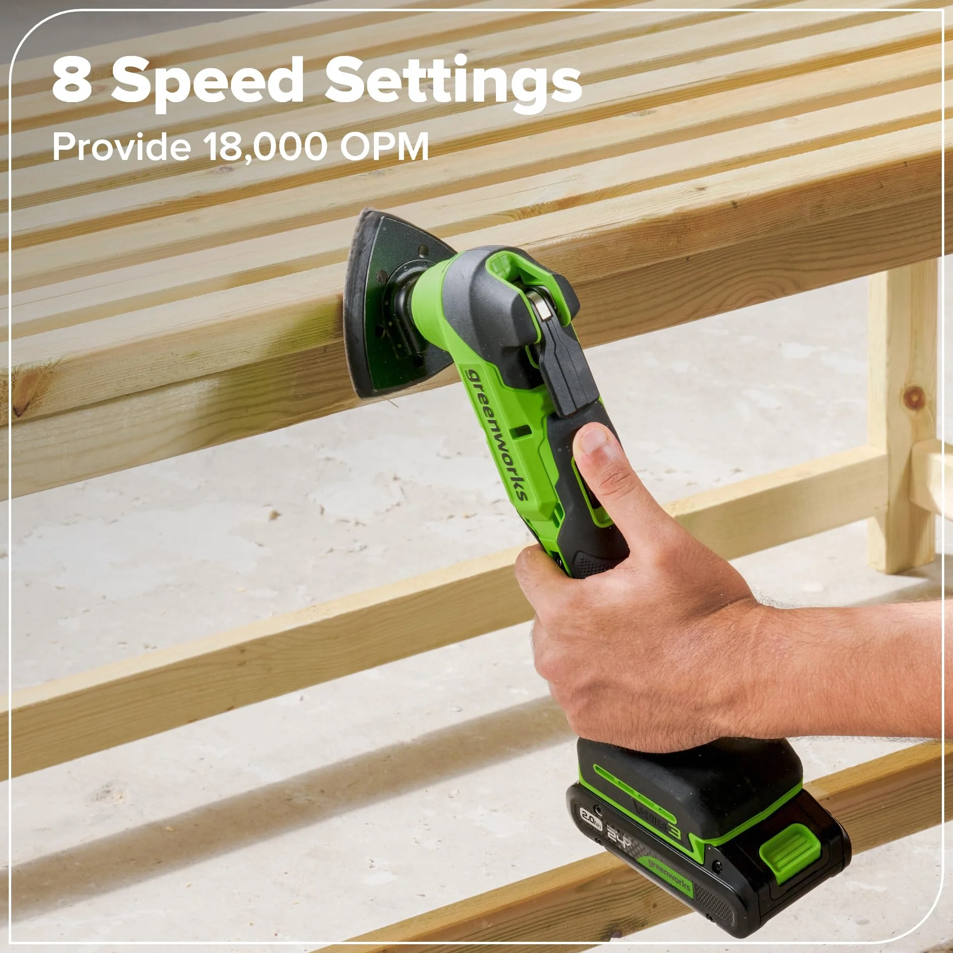 Greenworks 24V combo trapano avvitatore a percussione sega circolare alternativa a calare utensile multifunzione levigatrice torcia