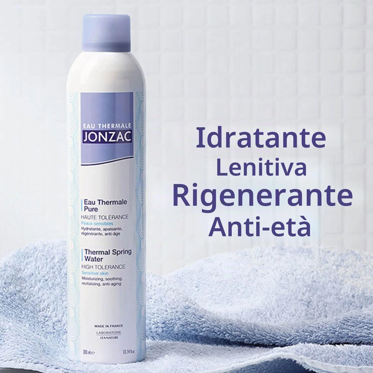 Eau Thermale Jonzac Brumisateurs Acqua Termale Aerosol, Beige, 300 Millilitro
