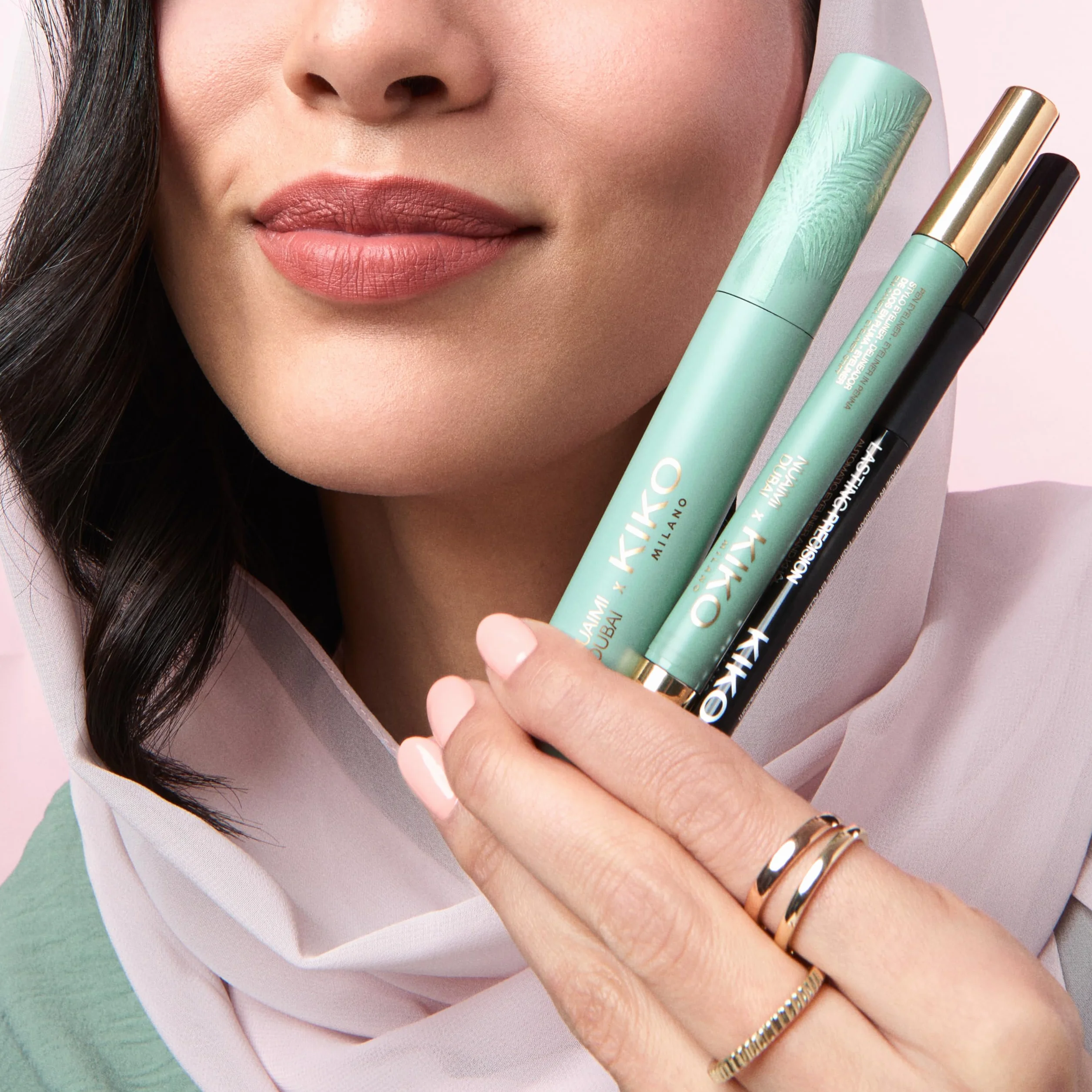 KIKO Milano Threads Of Time Dramatic Eyes Trio, Gift Set Occhi: Matita Kajal, Mascara E Eyeliner Doppio