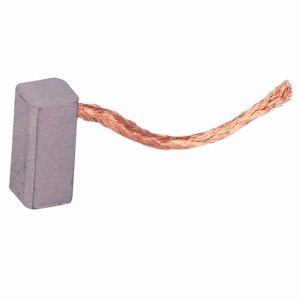 Spazzole di Carbone 100 pezzi 6x6x12.5mm per Motore del Ventilatore Elettronico