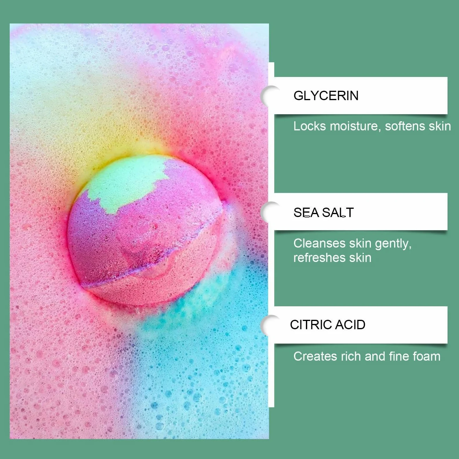 Kit di Bagno con Bombette Effervescenti Set da 12 Pezzi Variopinte | Set Giocattolo di Effervescenti per il Bagno per Favors Regalo, Riempicalze, Relax, Bambini e Bambine