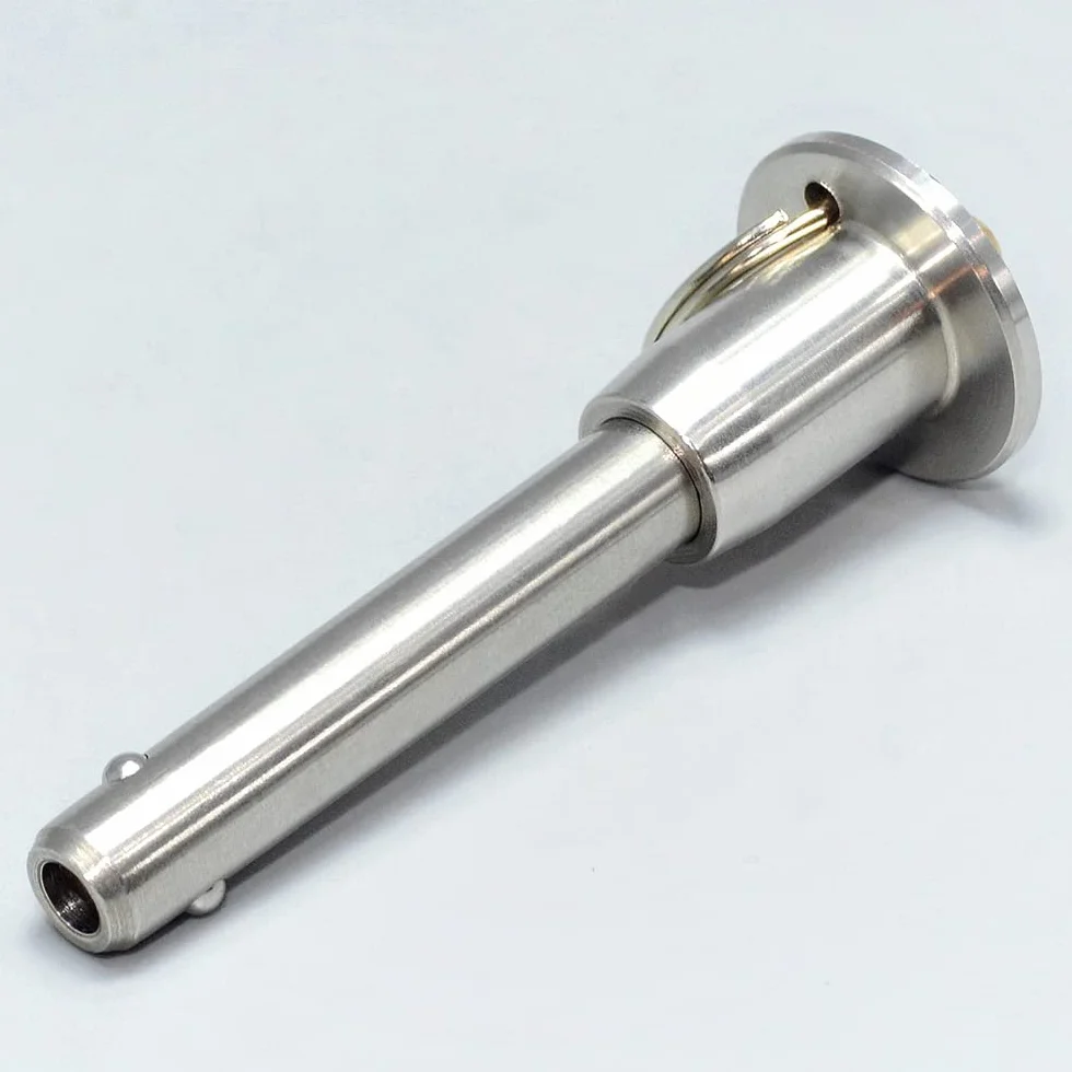 Perni autobloccanti a sfere acciaio inox M 8 mm L 15 mm bloccaggio sicurezza sgancio rapido