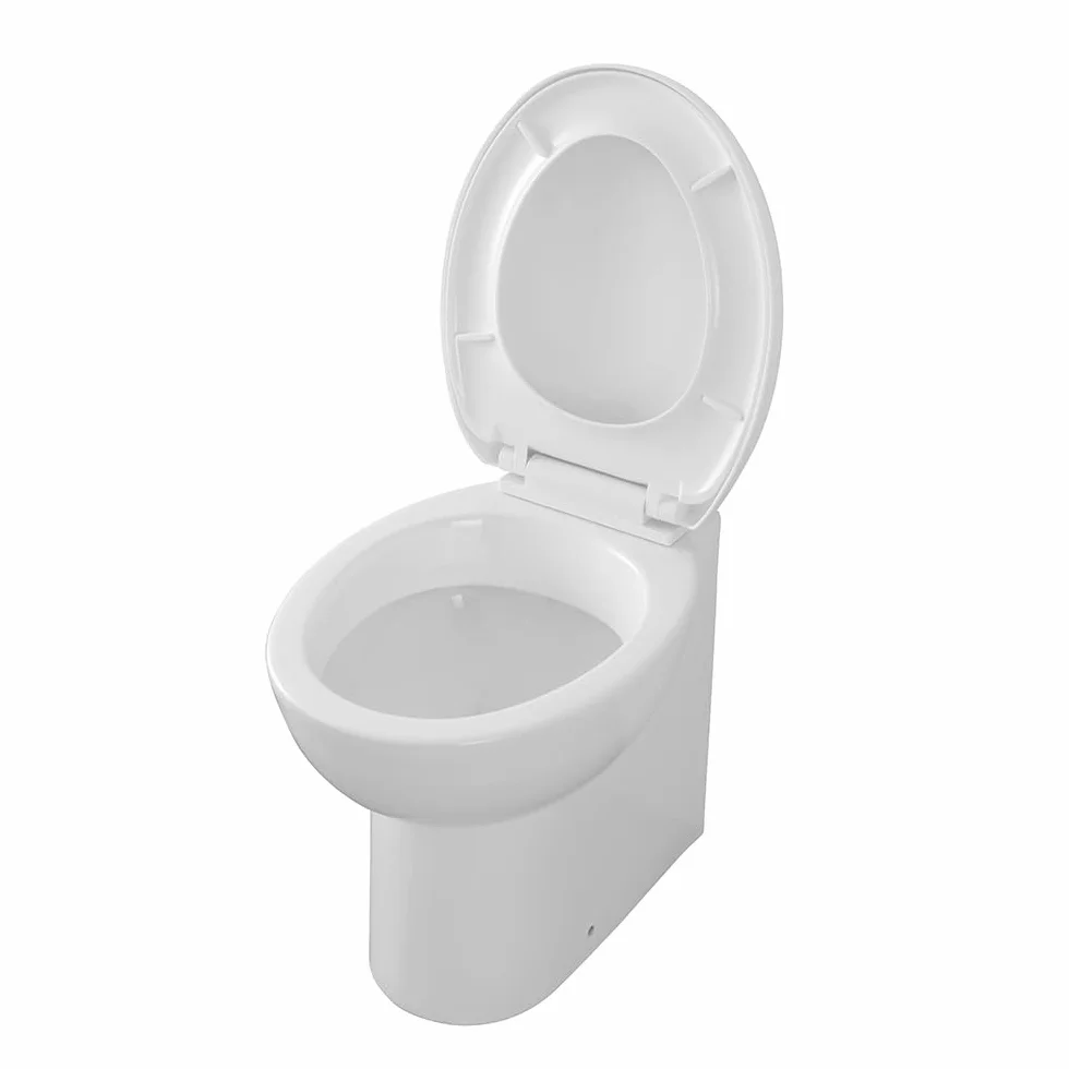 Cipro set wc e bidet filomuro con scarico universale e brida copriwater soft-close