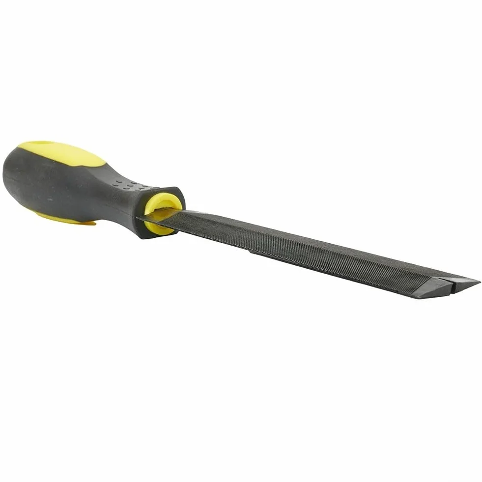 Lima per sega da potatura giardinaggio carpenteria, acciaio T12, manico TPR, 15,2 cm