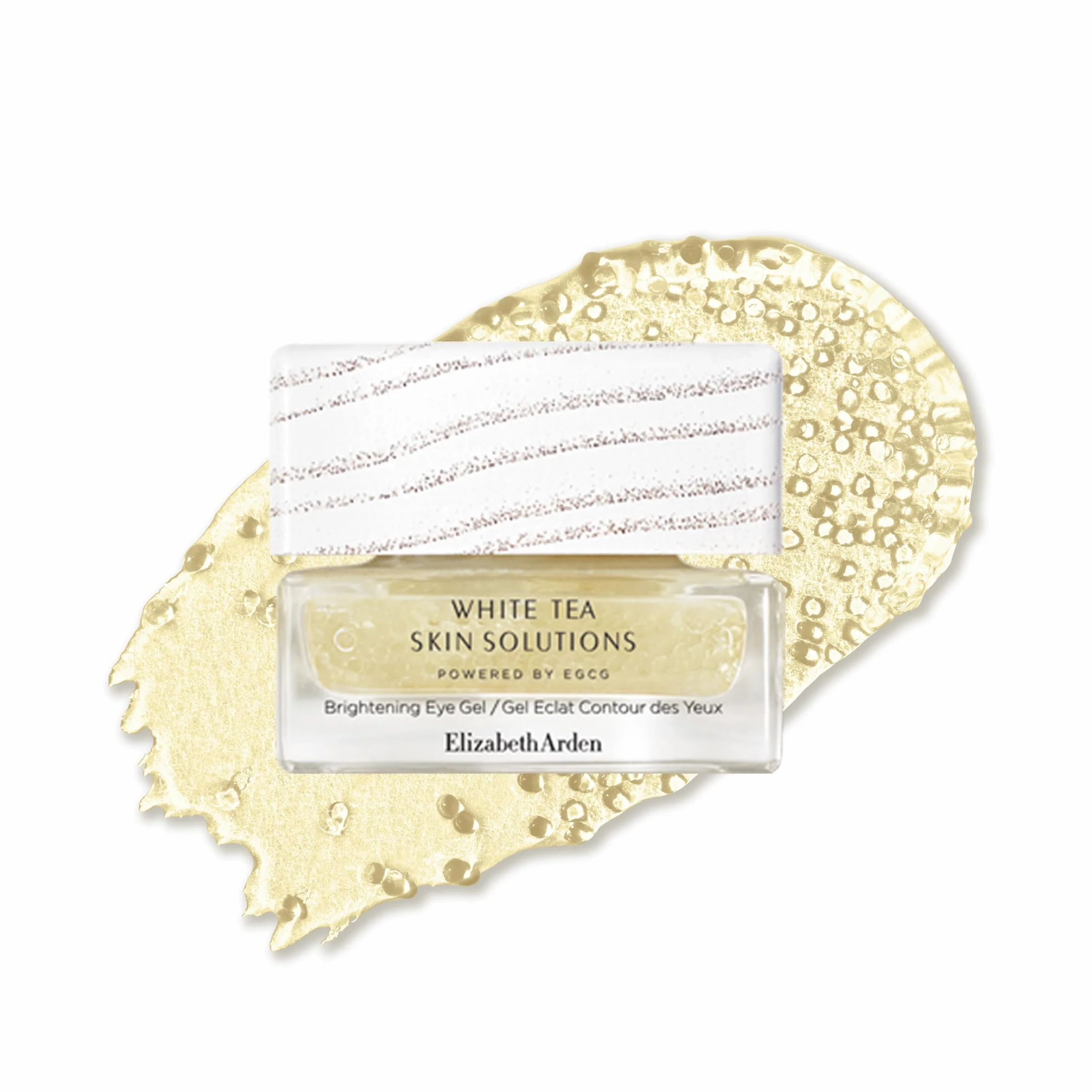 Elizabeth Arden Gel Contorno Occhi White Tea Skin Solutions, Illumina e Rivitalizza lo Sguardo, Attenua le Rughe Sottili, con EGCG e Tè Bianco, per Tutti i Tipi di Pelle, 15 ml