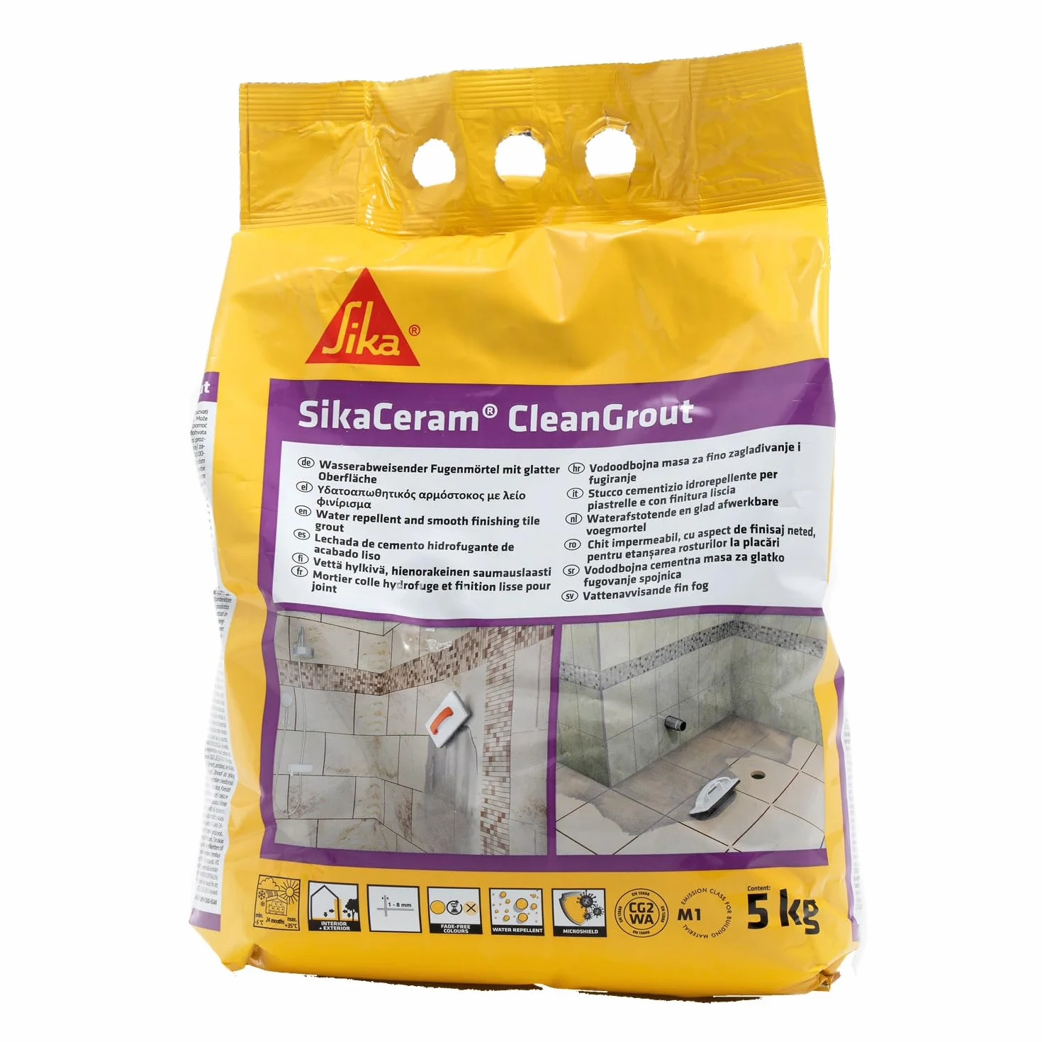Sika SikaCeram CleanGrout Stucco per fughe Bianco 5kg