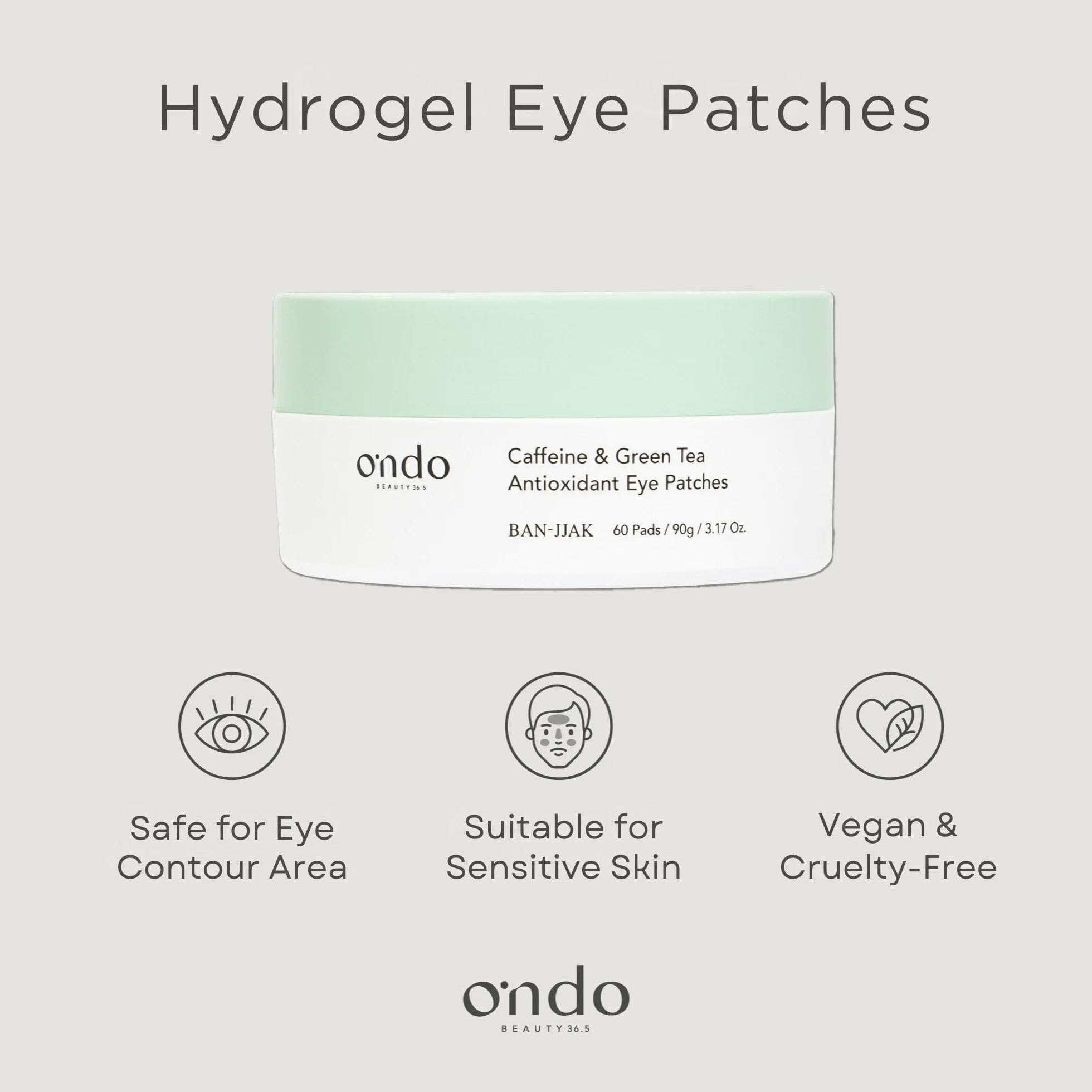 Caffeine & Green Tea Antioxidant Eye Patches 90 Ml