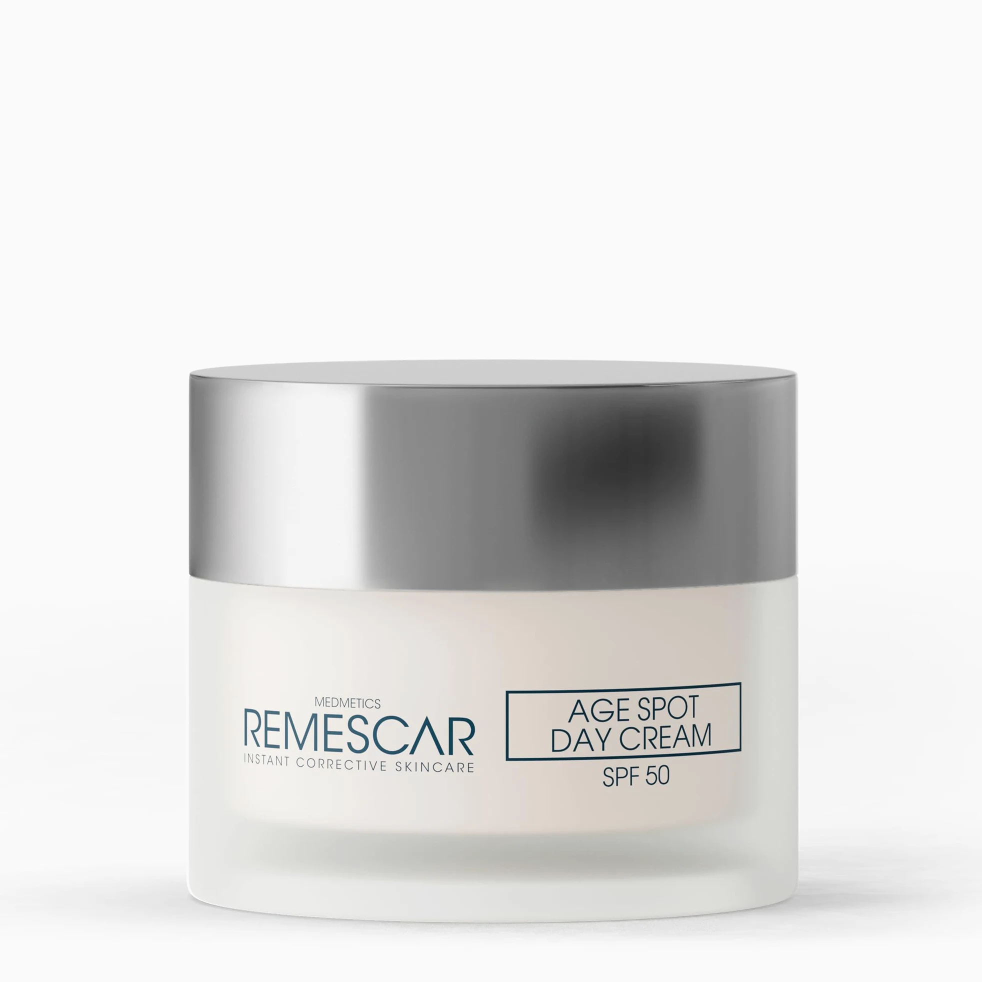 Remescar Crema Giorno Correttiva Pigmenti SPF 50 – Riduce Macchie Senili e Iperpigmentazione – Crema Viso Schiarente Anti Macchie con Ingredienti Attivi – Dermatologicamente Testata – 50ml