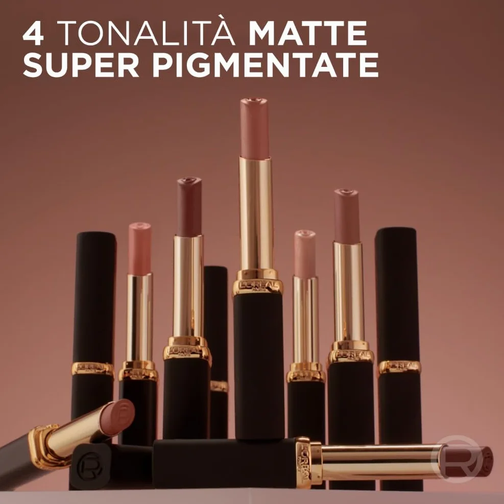 L'Oréal Paris, Rossetto Color Riche, Con Finish Matte, Labbra Morbide e Idratate, Con Acido Ialuronico, Nudes of Worth, Tonalità: 540 Le Nude Unstoppable, 1,8 g