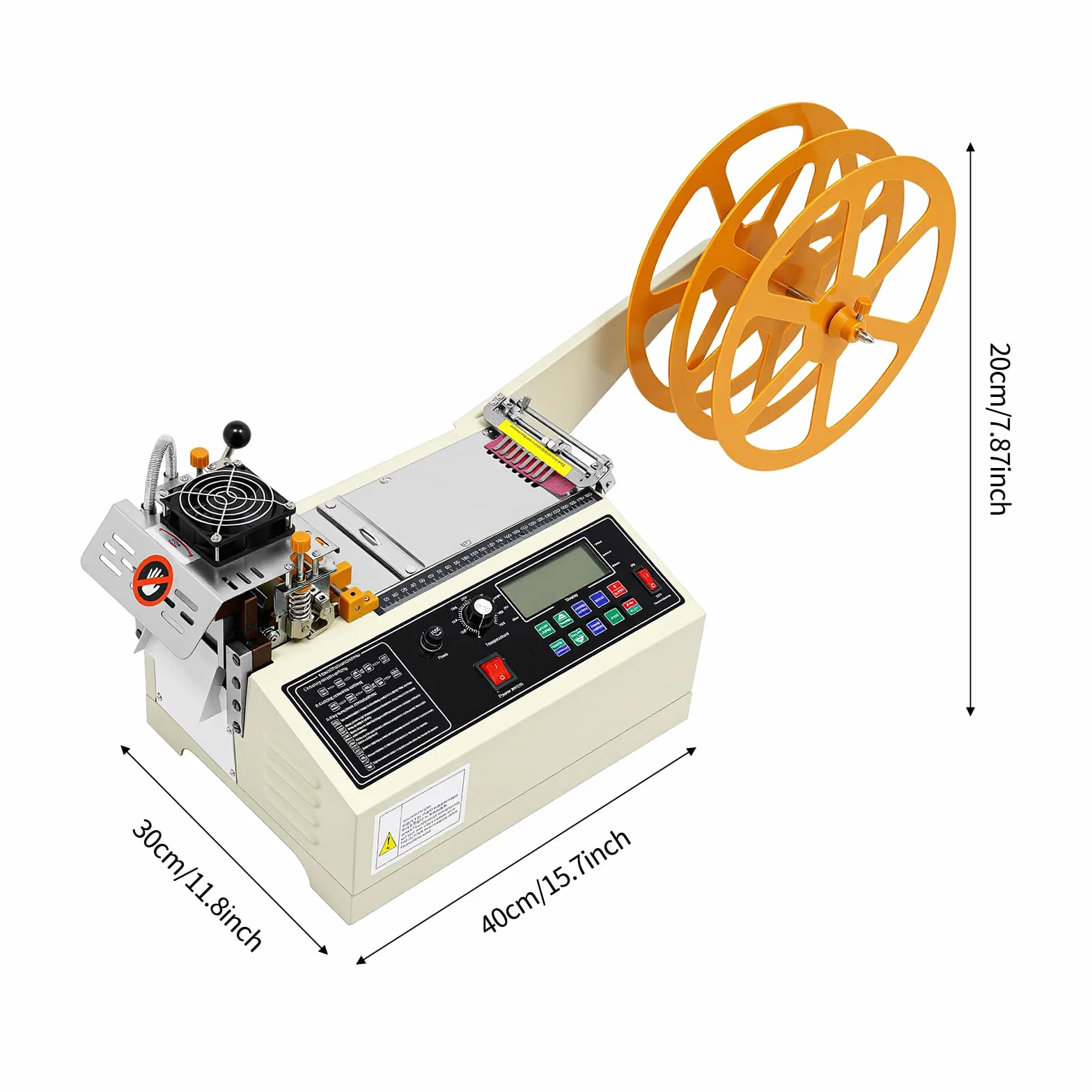 Taglierina automatica per cinghia 400 W 110 pezzi/min taglio a nastro caldo e freddo