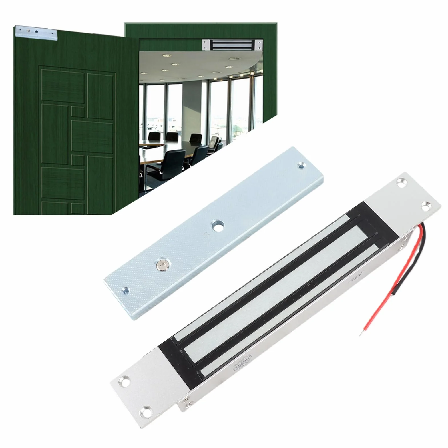 Serratura Magnetica Elettrica 280kg 600Lbs DC12V NC Forza di Tenuta