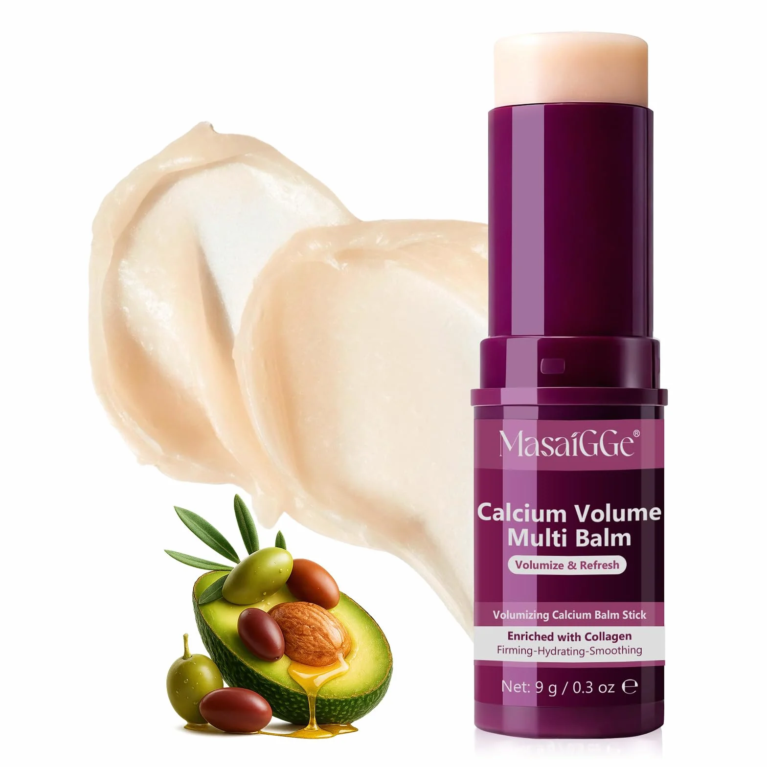 Calcium Volume Multi Balm, Stick Coreano Viso Antirughe, Crema di Calcio Anti-invecchiamento, Anti-caduci, anti rughe, adatto per gli occhi, il viso, il collo