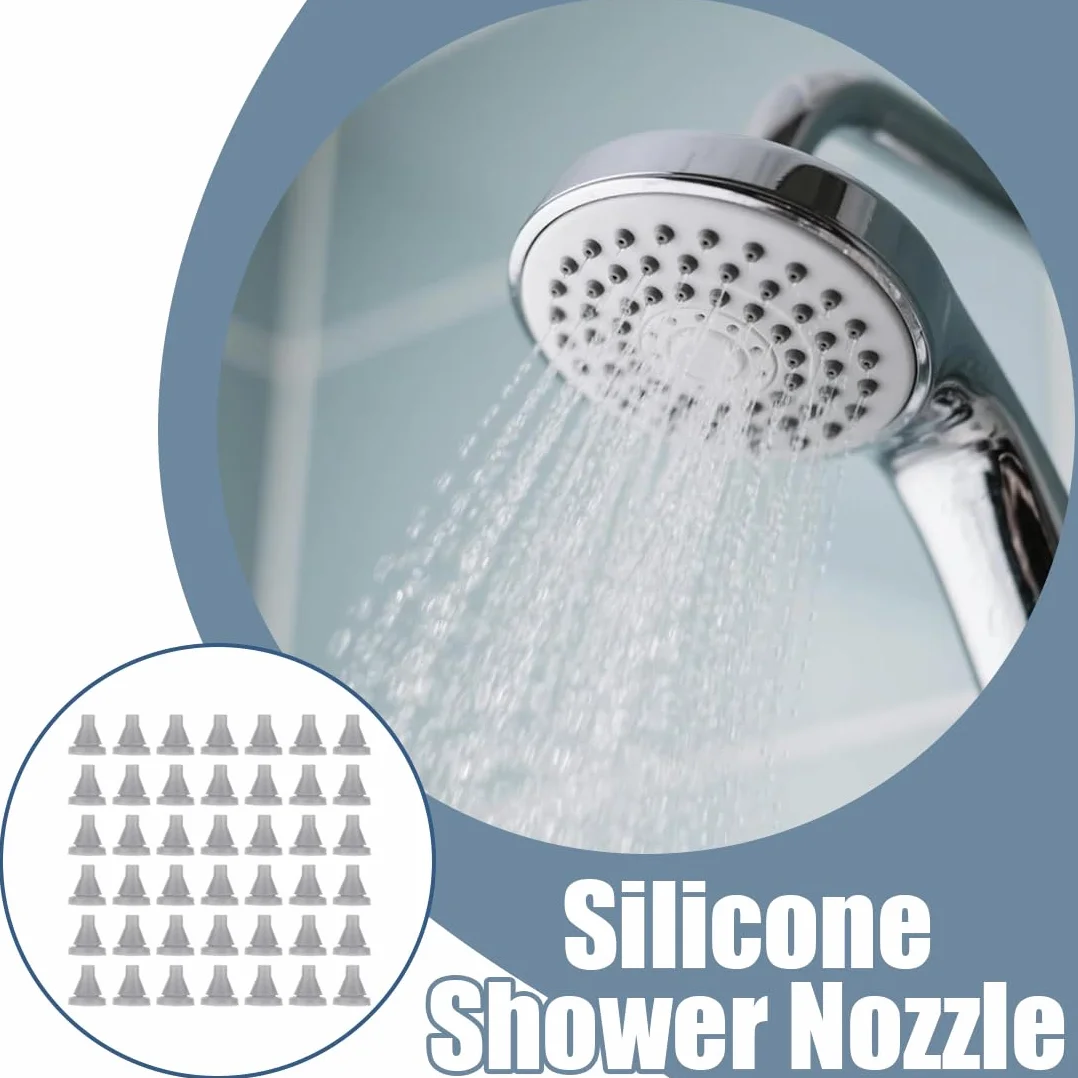 Ugelli doccia in silicone 100 pezzi, ricambio universale per soffioni doccia