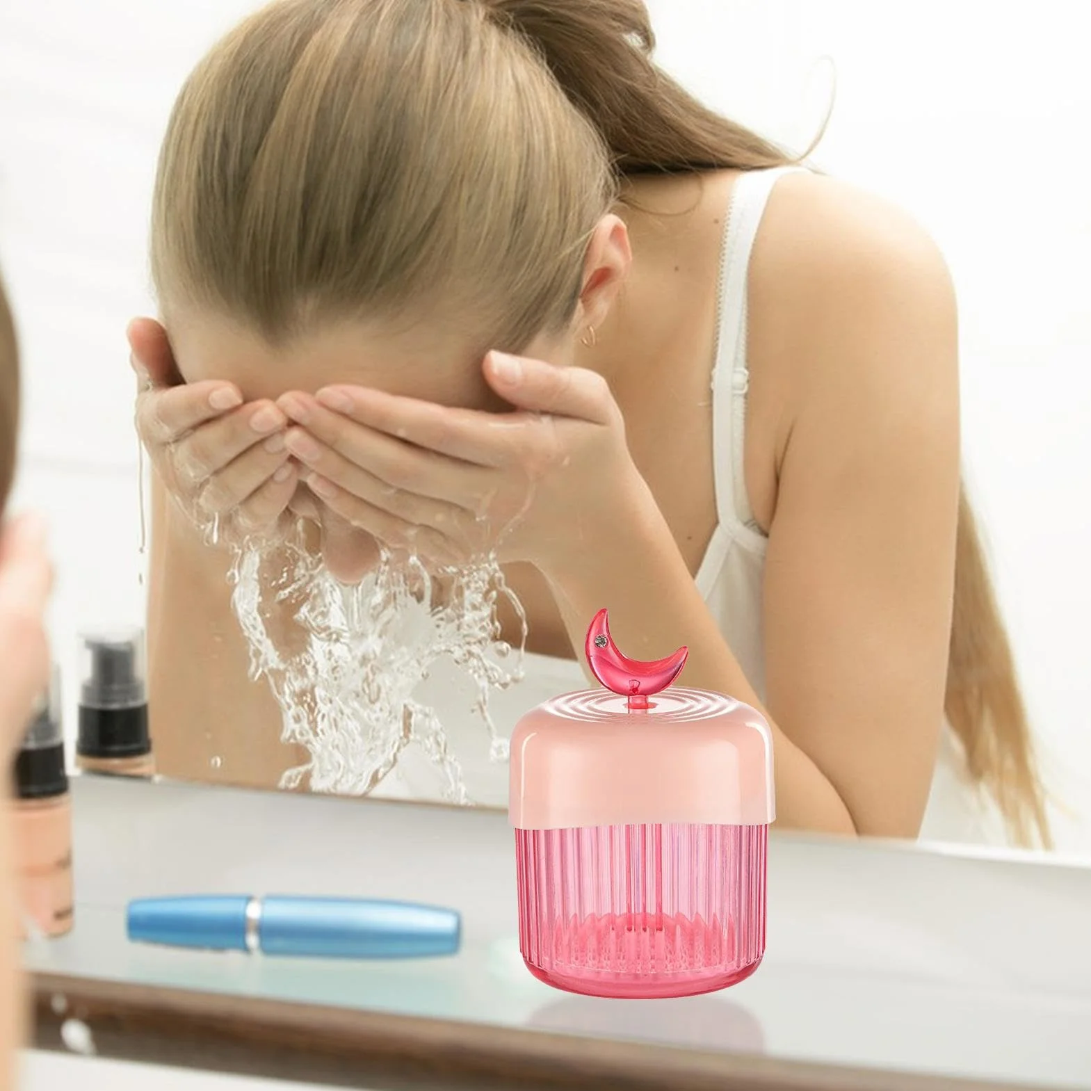 Tazza per la creazione di schiuma detergente per viso - Dispositivo Bubble Foamer Bubbler per la cura della pulizia della pelle del viso - Bubble Foamer per latte detergente, bagnoschiuma e Flavas