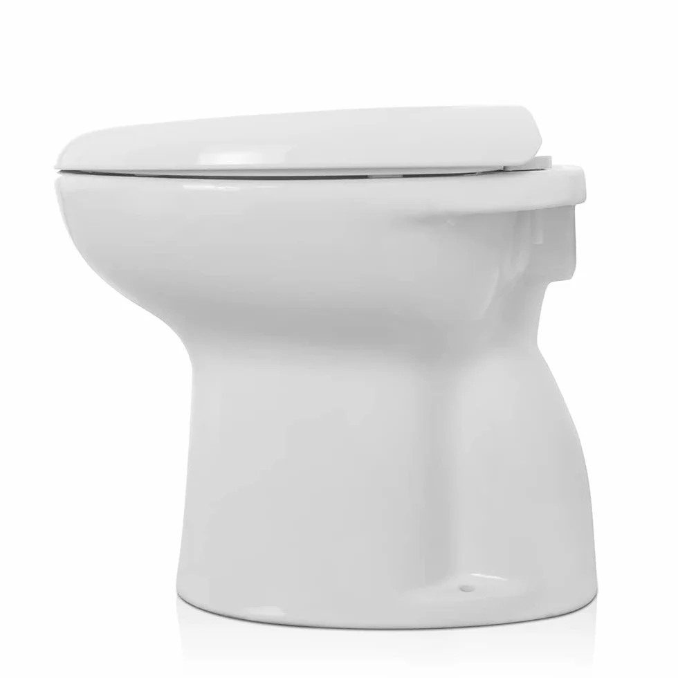 Inbagno Clara Vaso WC a Terra Ceramica Bianca Design Moderno