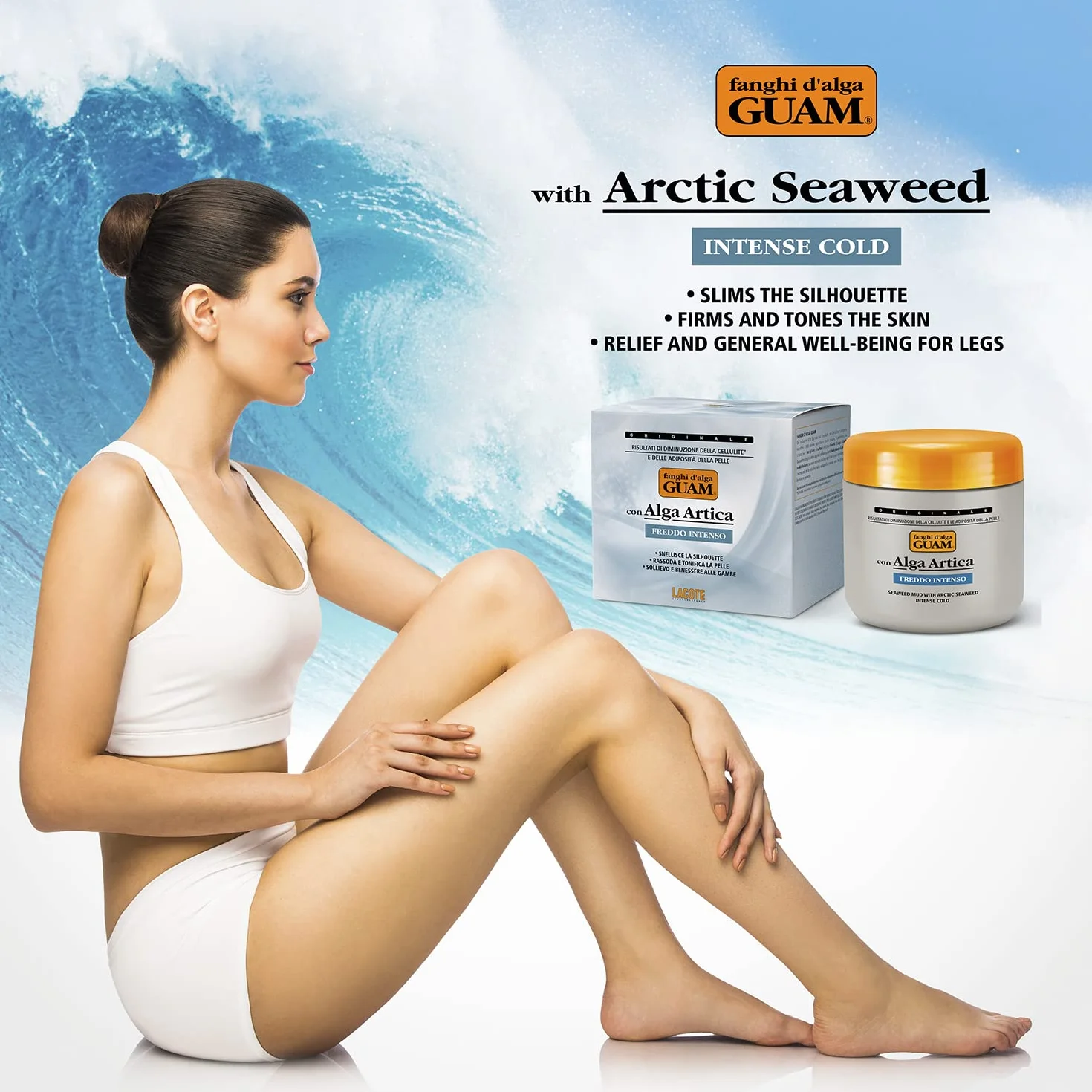 Guam D'Alga Freddo Intenso con Alga Artica, Fango, 500 G