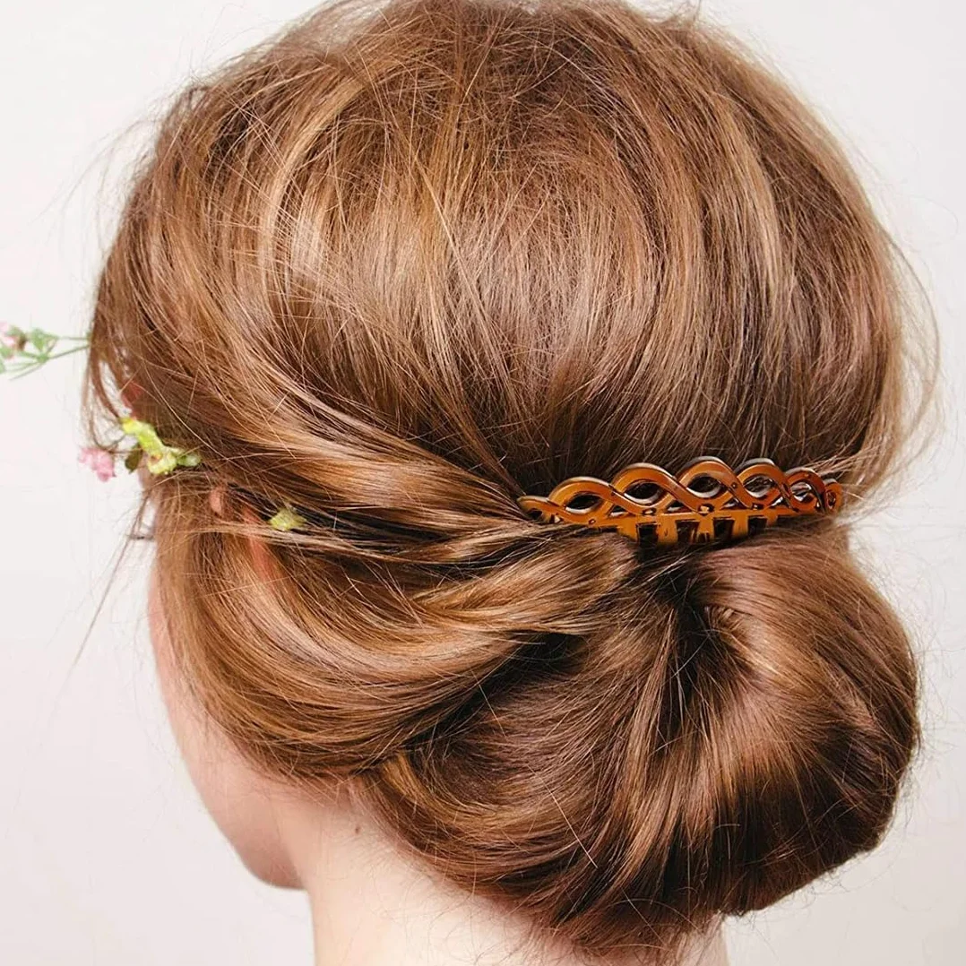 24 Pezzi Pettinini Fermacapelli, Pettinino Per Capelli, Pettine Per Capelli Laterali In Plastica Pettini Da Inserire, Pettine Fermagli Per Capelli, Pettine Per Velo Della Sposa