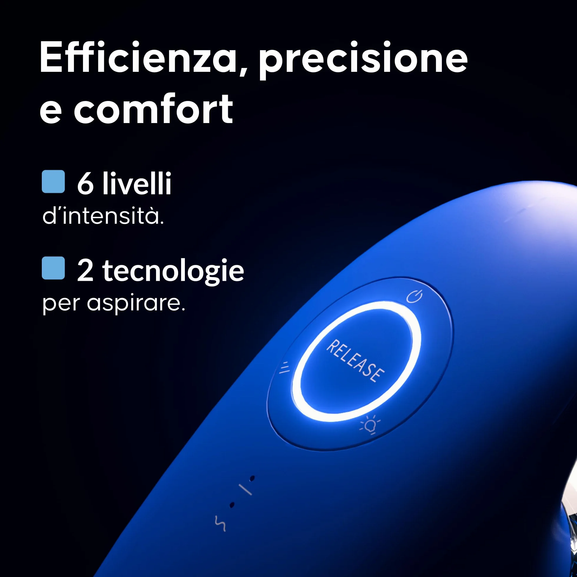 Massaggiatore anticellulite con ventosa elettrica Cellublue - Riduce la cellulite - Risultati visibili in 7 giorni - Palpato-rotolato, 6 livelli regolabili di intensità - Trattamento professionale a