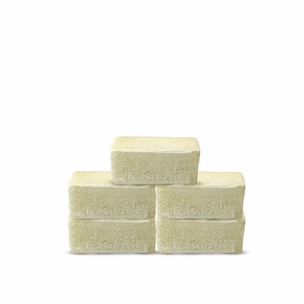 Set di 2 quadrati di muschio solido naturale bianco 30 g – Made in Marocco Artigianalmente, profumo a lunga durata 100% naturale, ipoallergenico, cura e profumo per pelle e biancheria