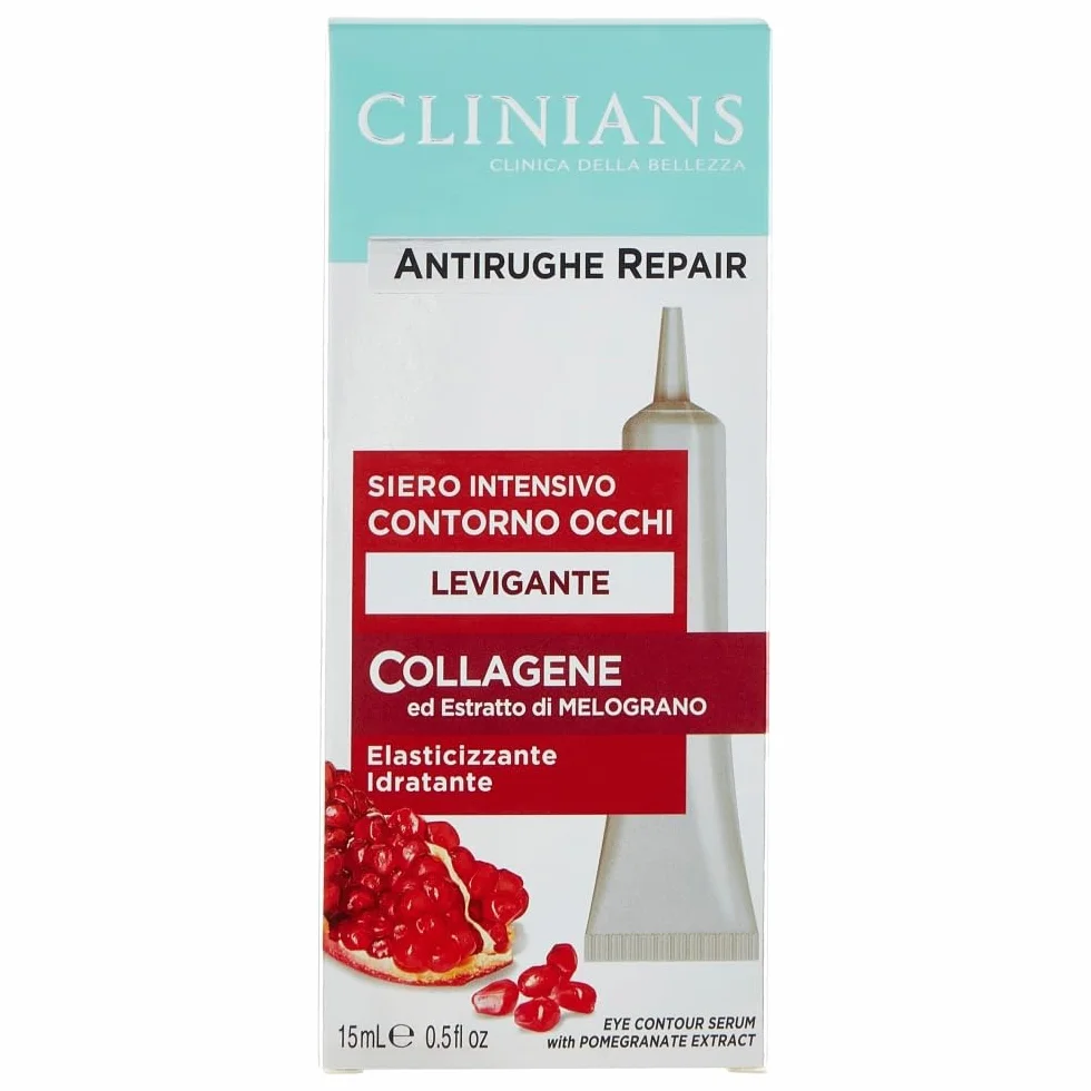 CLINIANS | Antirughe Repair Siero Intensivo Contorno Occhi, Dermatologicamente Testato, Made in Italy, 15 ml