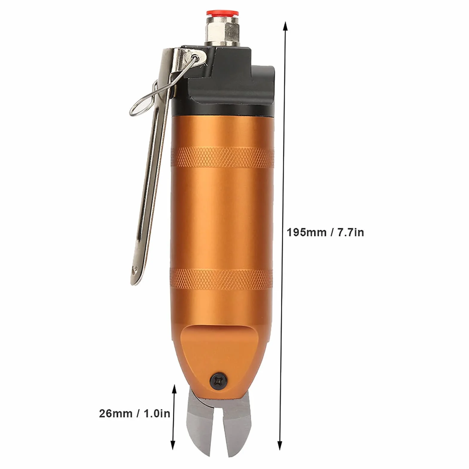 Tronchese Ad Aria Compressa Pneumatica HS20-S5 per Taglio Acciaio Inossidabile Ferro Plastica