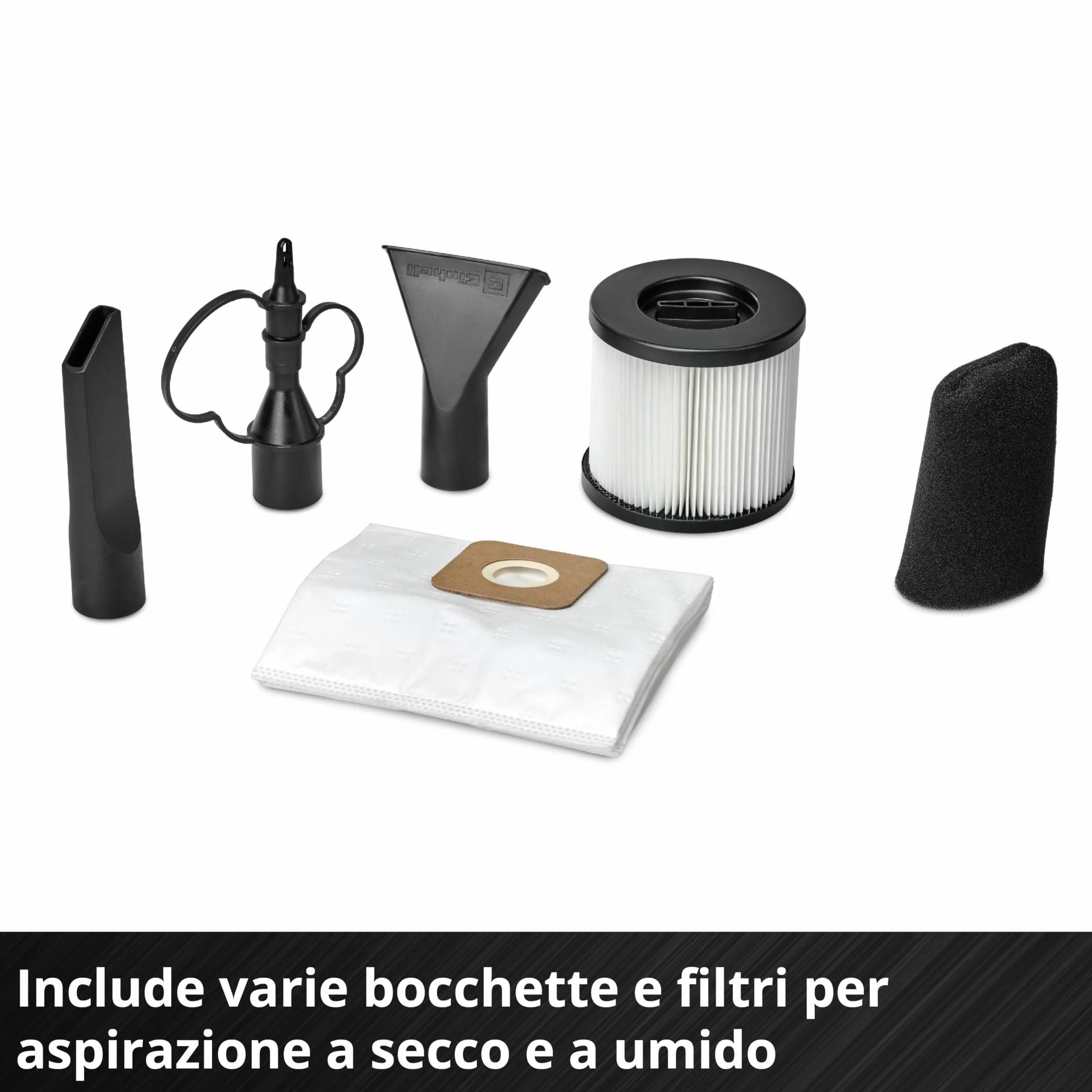 Einhell TP-VC 18/10 Li BL L-Solo Professional Aspirasolidi e liquidi 18 V Brushless 10 l