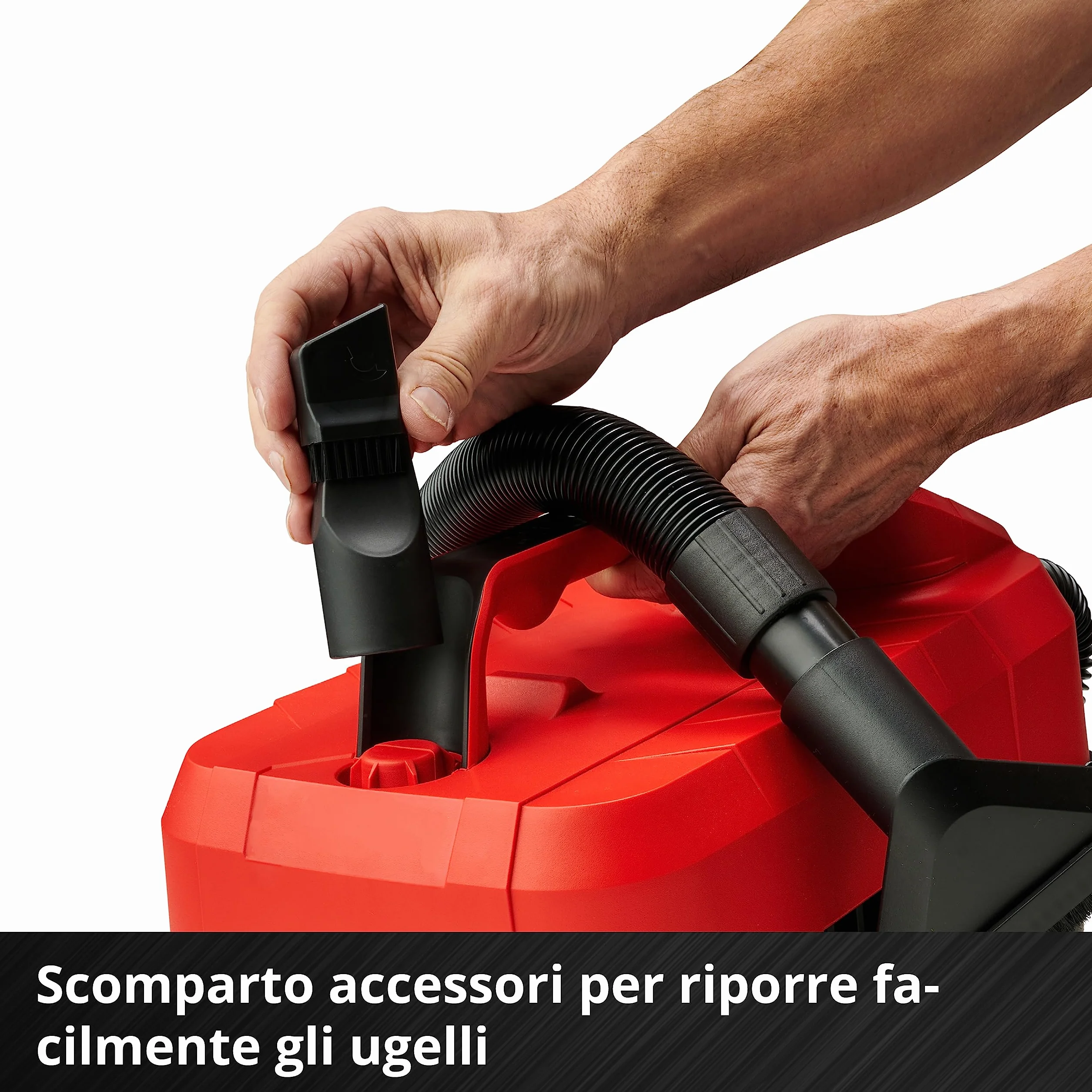 Einhell TE-VC 18/10 Li-Solo Power X-Change Aspirasolidi e liquidi 10 L 2 m